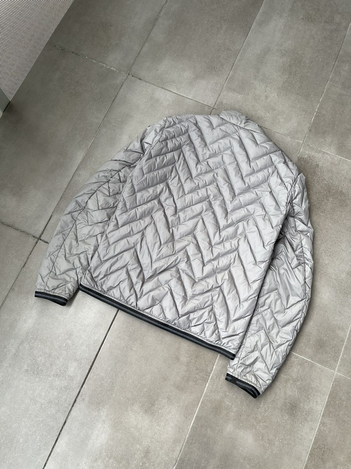 Other Blauer USA Sleeve Logo Quilted Grey Light Puffer Jacket Size US M / EU 48-50 / 2 - 13 Thumbnail