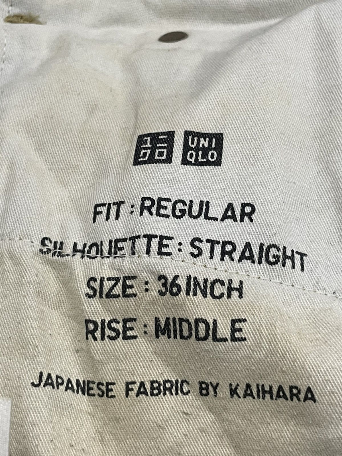 Japanese Brand Uniqlo Nigo Selvedge Mud Workaholic Denim SelfRepair Size US 37 - 20 Thumbnail