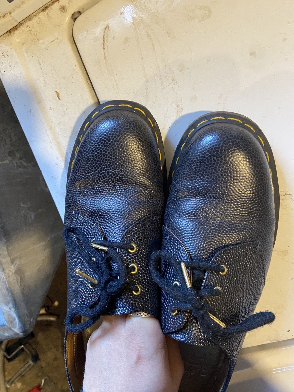 Dr. Martens Doc Marten black 1461 special 50th anniversary edition Size US 10 / EU 43 - 4 Thumbnail