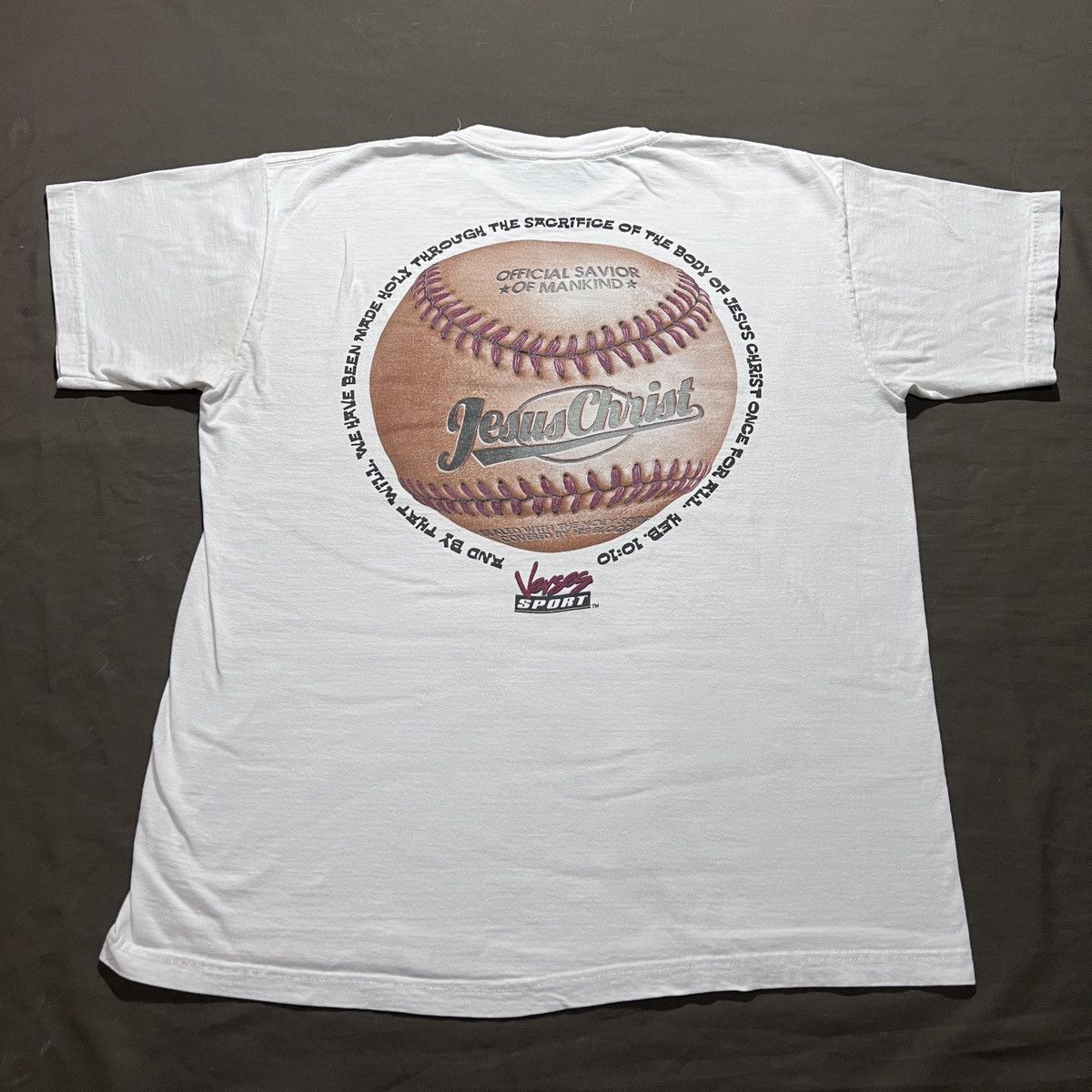 Vintage Vintage 90s God Jesus Bible Holy Baseball Tee XL Size US XL / EU 56 / 4 - 2 Thumbnail