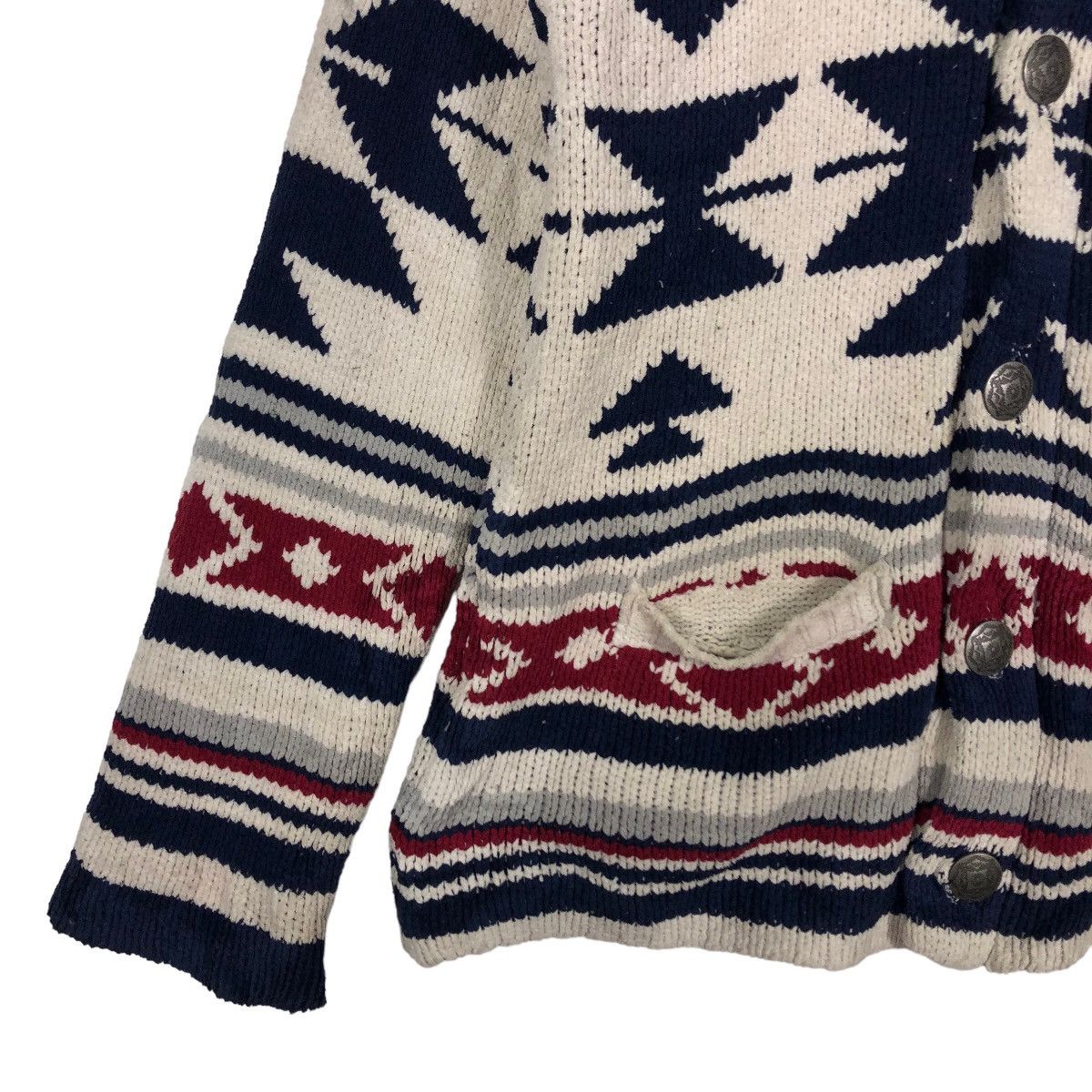 Japanese Brand 🔥Double Collar Anti Ballistic Navajo Aztec Design Size US L / EU 52-54 / 3 - 3 Thumbnail