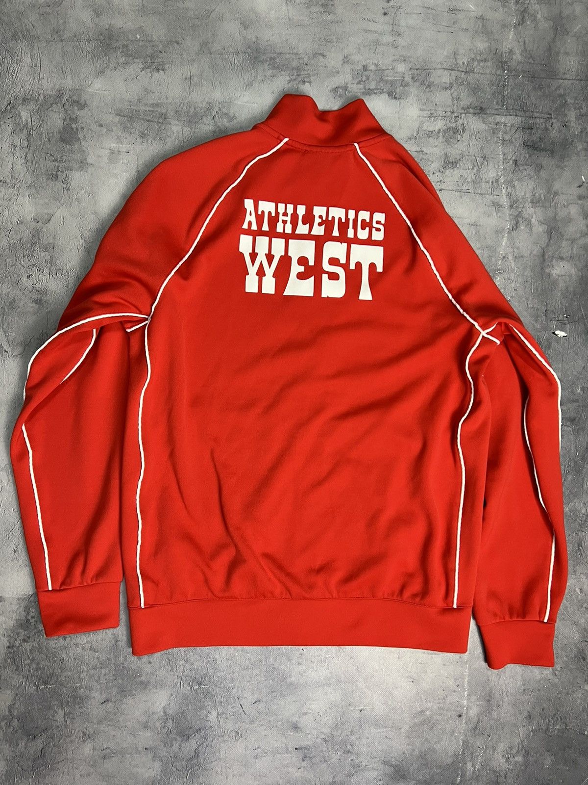 Nike × Vintage Vintage Nike Athletics West Full Zip Up Hoodie Size US M / EU 48-50 / 2 - 6 Thumbnail