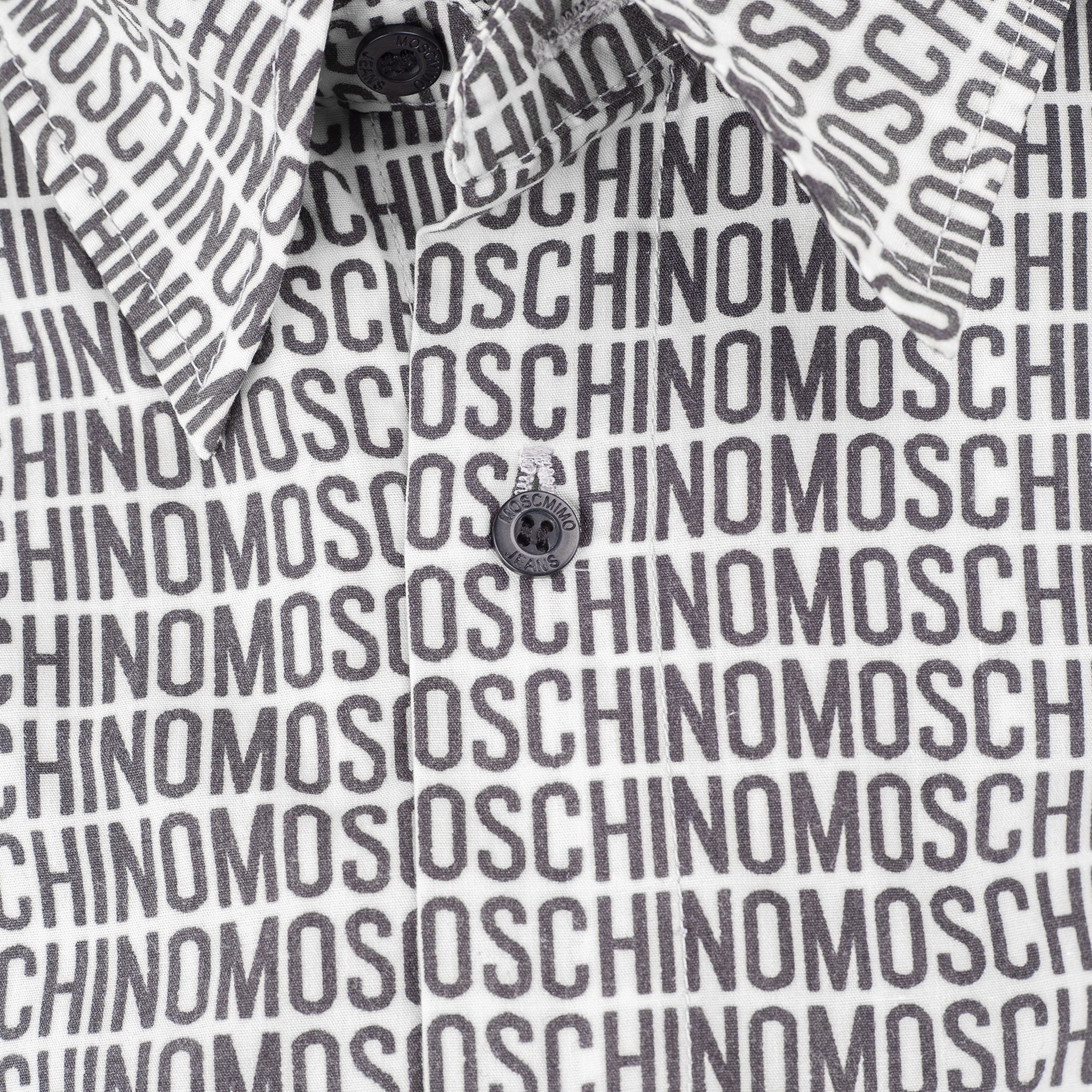 Moschino Moschino Jeans Monogram Long Sleeve Shirt Size US M / EU 48-50 / 2 - 6 Thumbnail