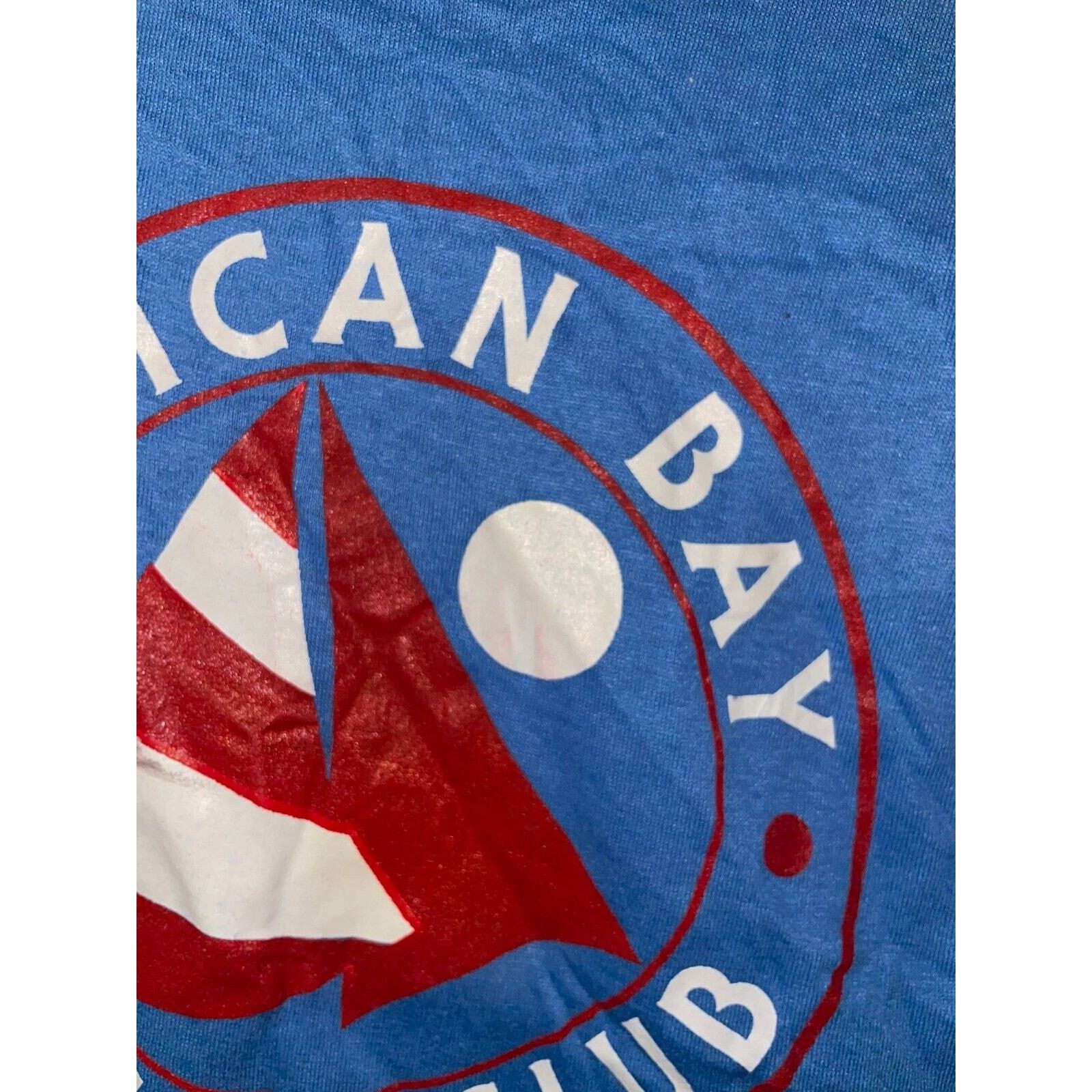 Jerzees Vintage Yacht Shirt Pelican Bay Yachting Club Boat Tee 80s S Size US S / EU 44-46 / 1 - 8 Thumbnail