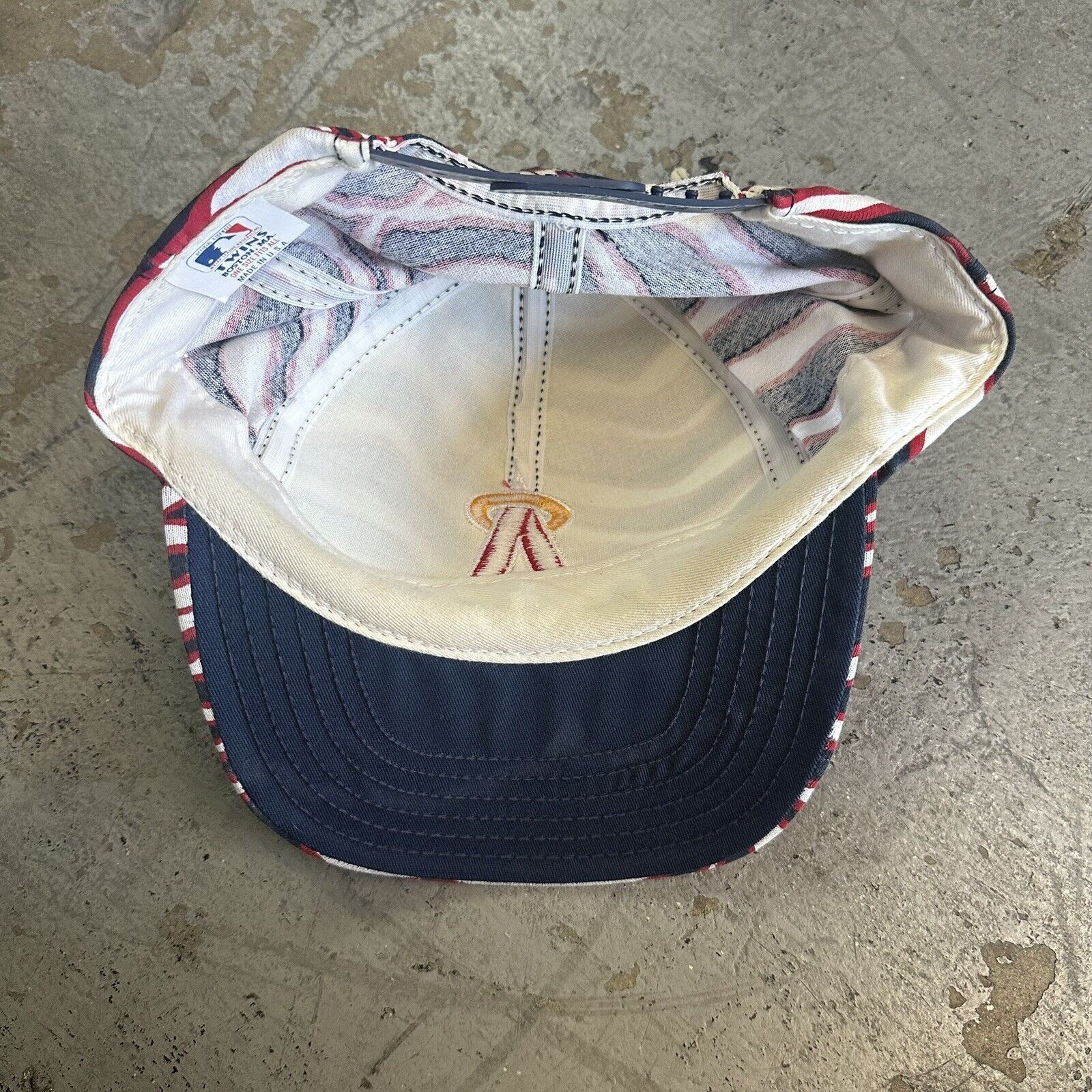 MLB × Vintage Vintage Twins California Anaheim Angels Snapback Hat Size ONE SIZE - 3 Thumbnail