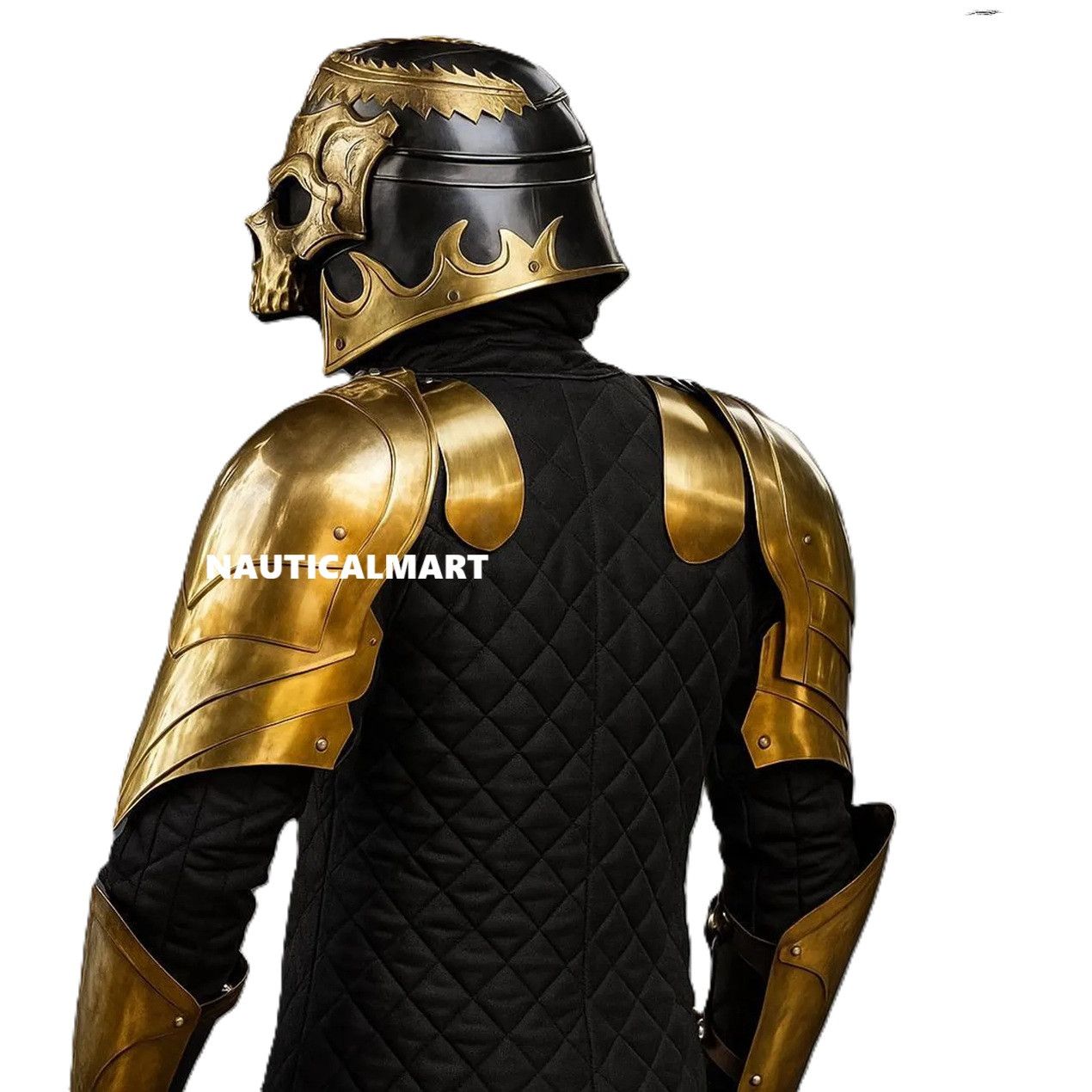 Other Medieval Knight Steel Fantasy Skull Helmet Size ONE SIZE - 6 Thumbnail