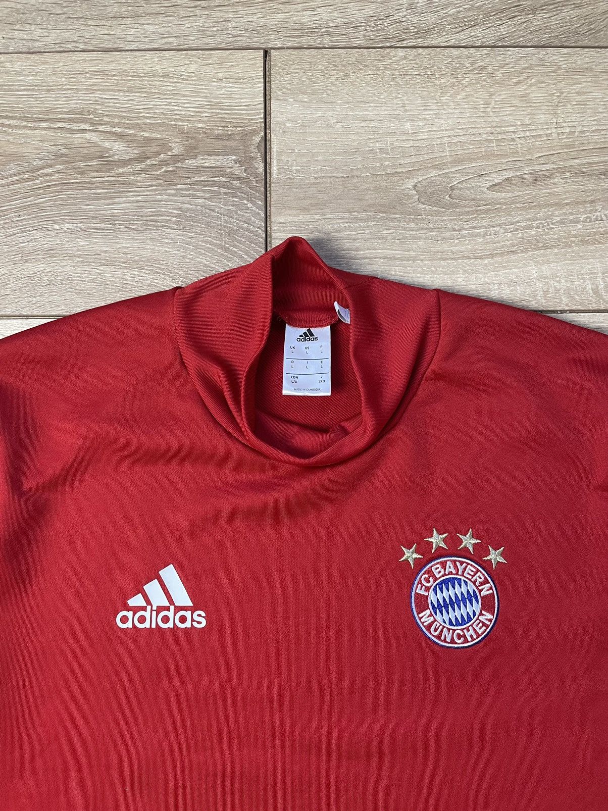 Adidas BAYERN MUNICH ADIDAS 2017/2018 FOOTBALL TRACK TOP L Mens Size US L / EU 52-54 / 3 - 2 Thumbnail