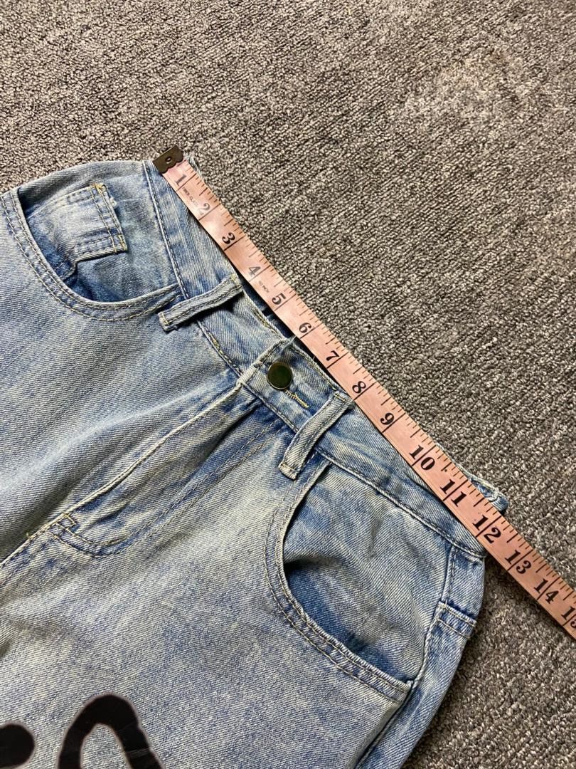 Japanese Brand Japanese Brand Y2K Graffiti Style Denim Jeans (184) Size 24" / US 00 / IT 34 - 6 Thumbnail