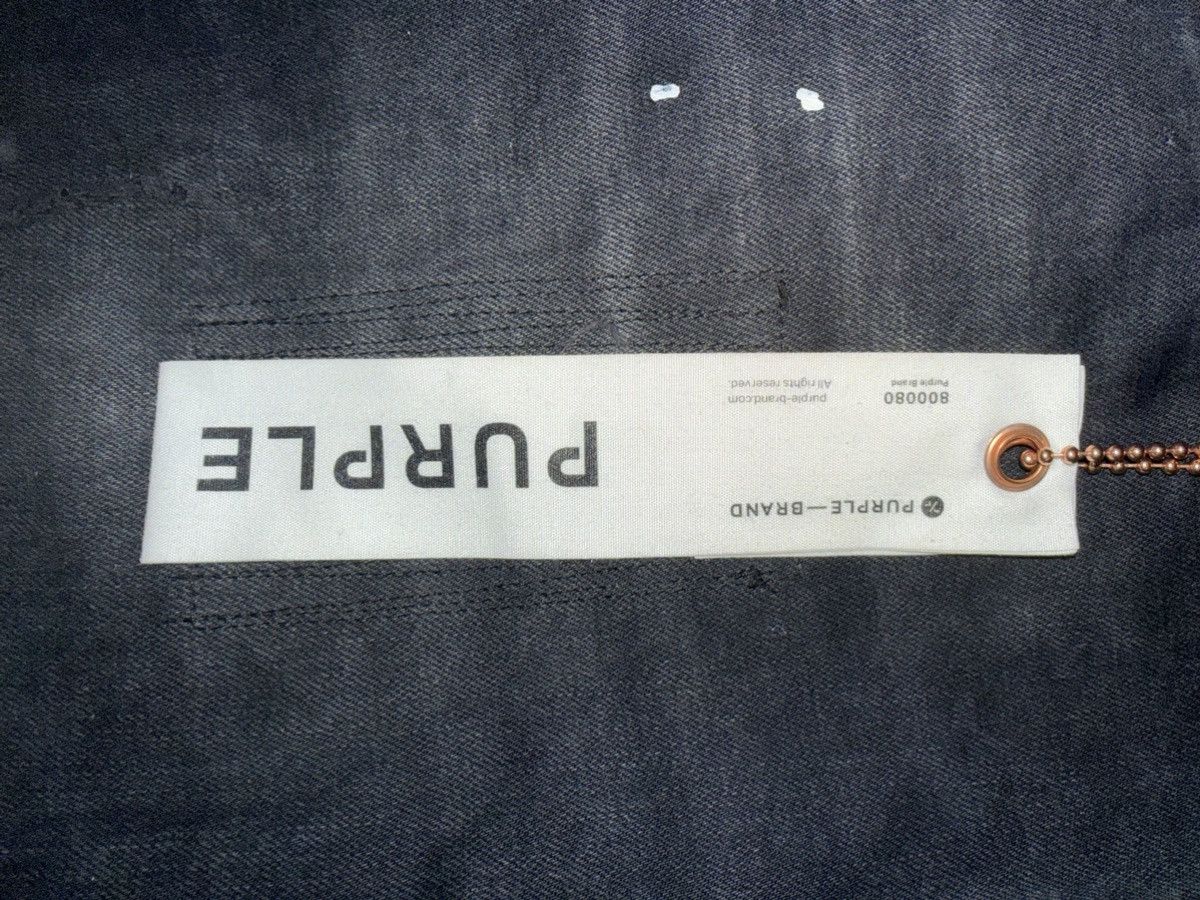 Purple Brand Purple Brand Black Ripped Jeans Size US 33 - 6 Thumbnail