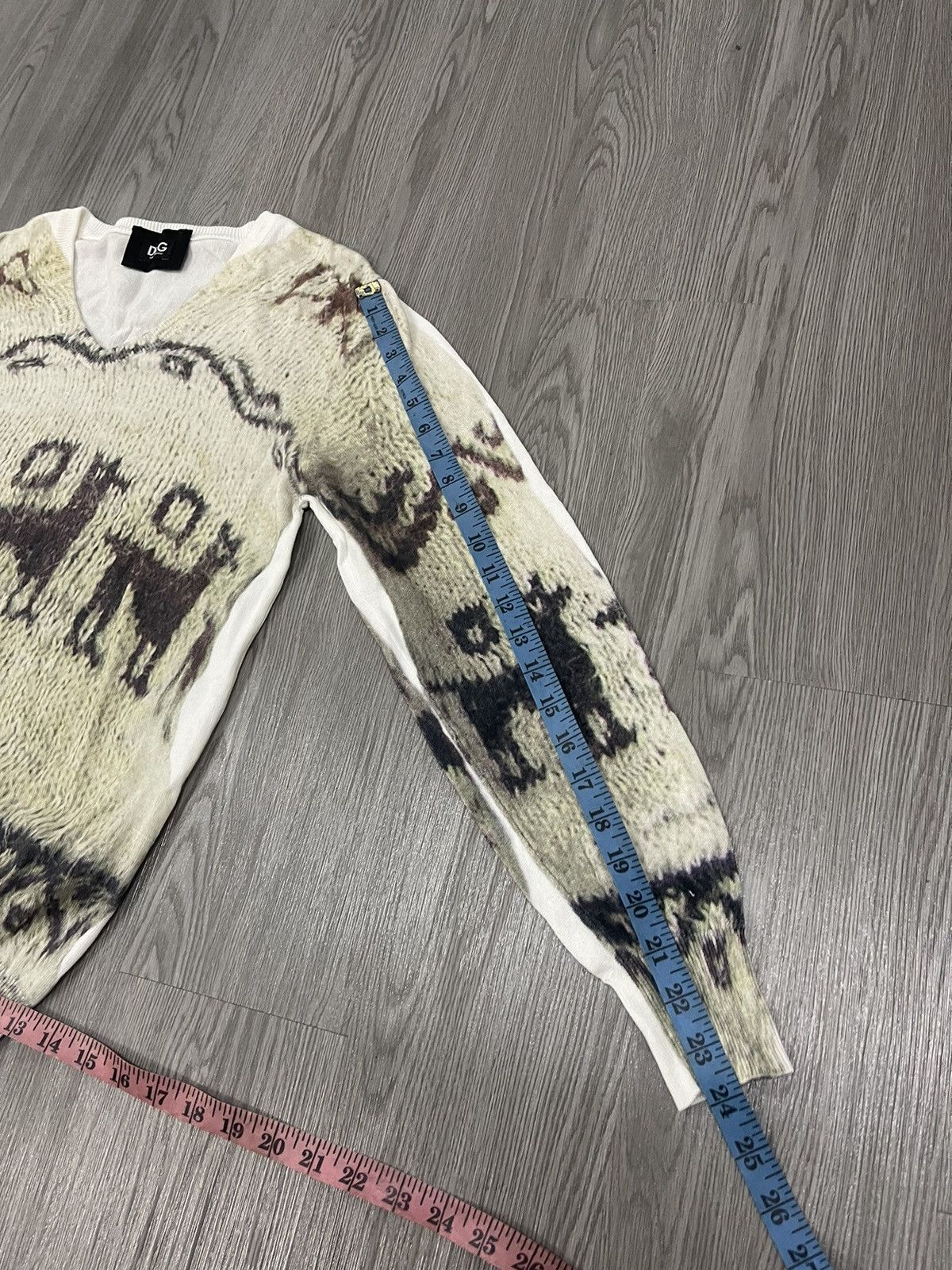 Dolce & Gabbana Dolce & Gabbana printed knitted Light Pullover Size US S / EU 44-46 / 1 - 15 Thumbnail