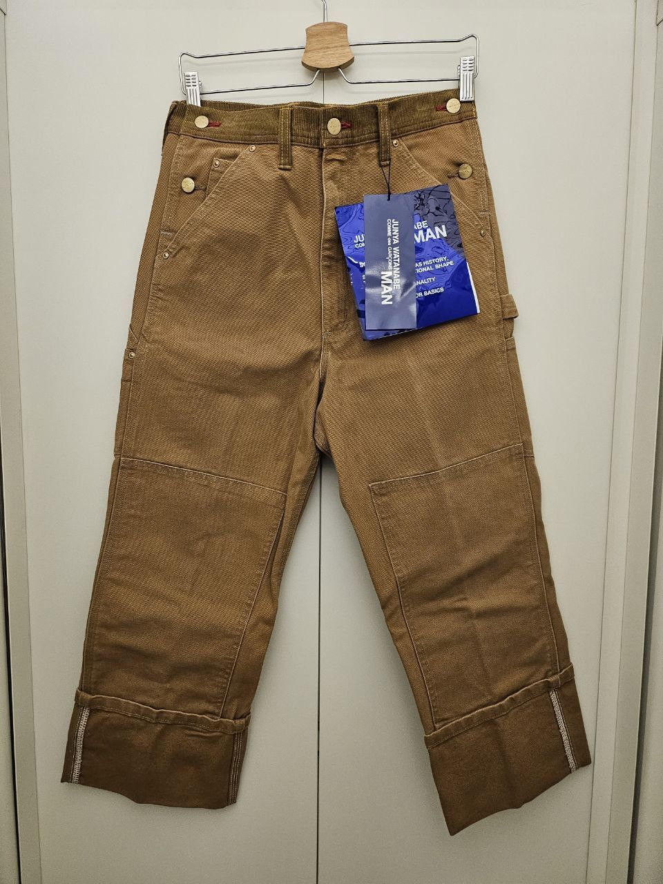 パンツ JUNYA WATANABE LEATHER PATCH DOUBLE KNEE Carhartt × Junya Watanabe Carpenter Double Knee Work Pants