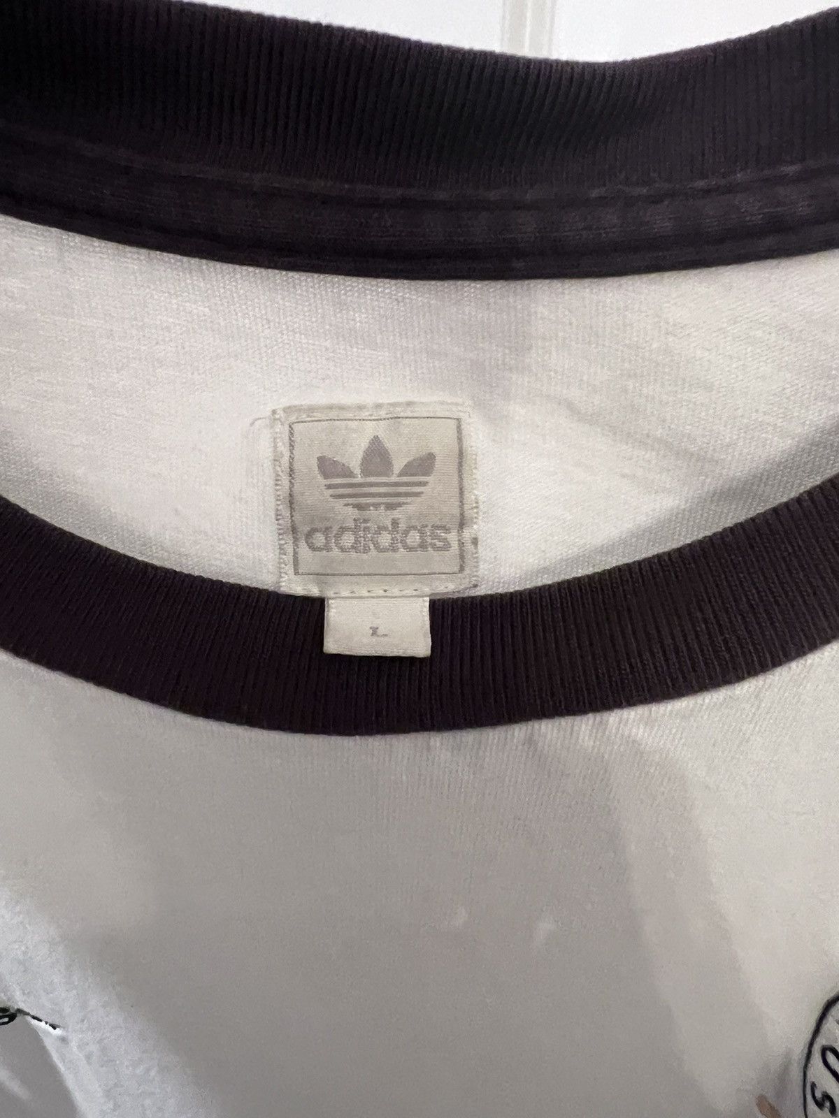 Adidas × Vintage Adidas Vintage Soccer Shirt Size US L / EU 52-54 / 3 - 3 Thumbnail
