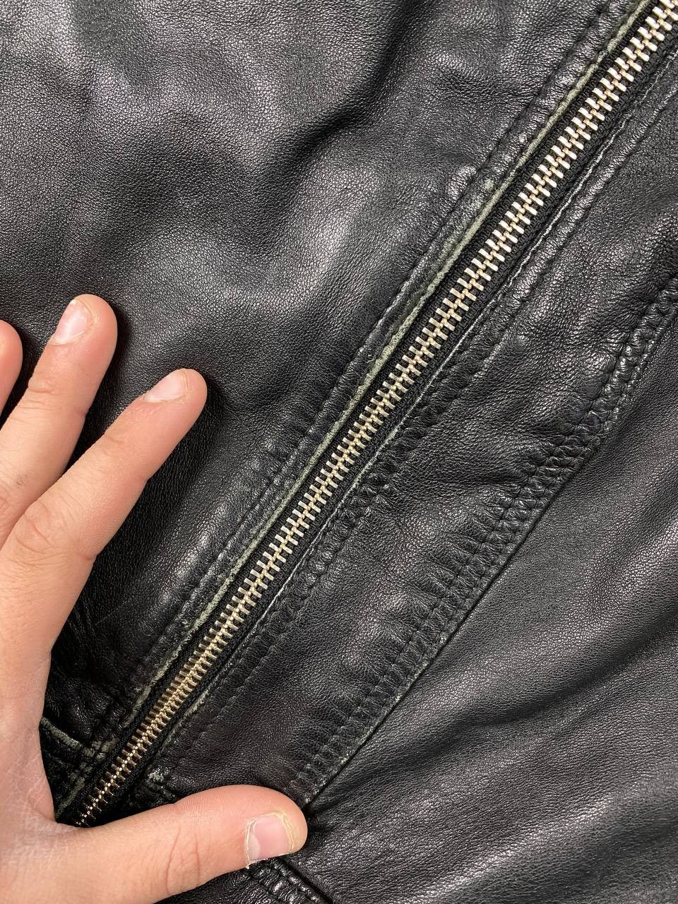 Allsaints AllSaints Belvedere Biker Leather Jacket Size XS / US 0-2 / IT 36-38 - 4 Thumbnail
