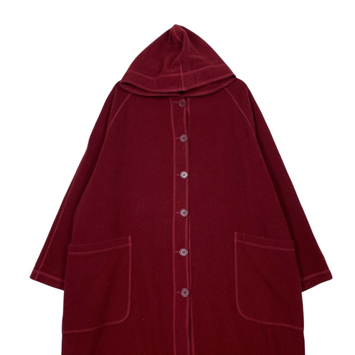 Benetton United Colors of Benetton Oversized Long Coat #2135-C94 Size S / US 4 / IT 40 - 3 Thumbnail