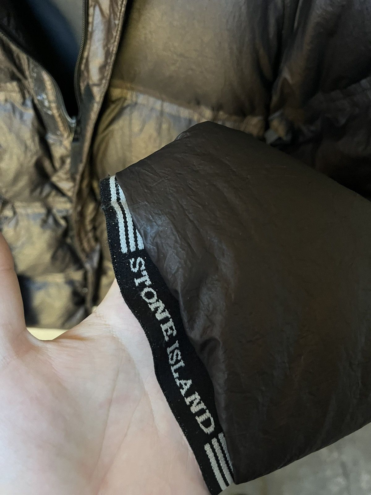 Massimo Osti × Stone Island × Vintage Vintage Stone Island Down Jacket Parka Size US XL / EU 56 / 4 - 4 Thumbnail
