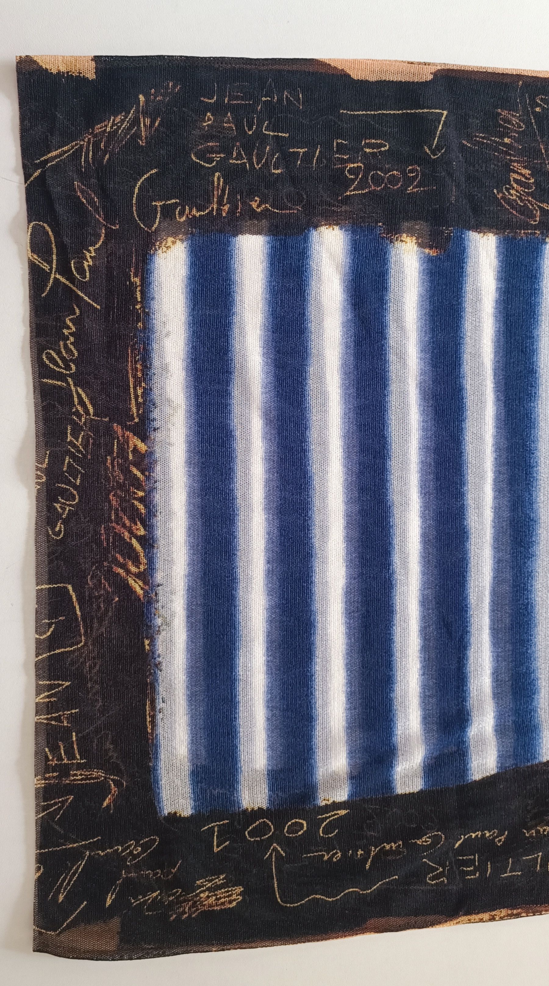 Jean Paul Gaultier SS2001- Graffiti and stripes long top Size US S / EU 44-46 / 1 - 25 Thumbnail