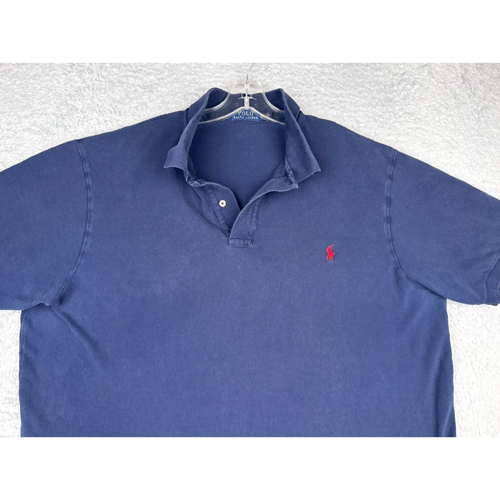 Ralph Lauren Ralph Lauren Polo Shirt Men 2XL XXL Tall Blue Cotton Short Sleeve Size US XXL / EU 58 / 5 - 4 Thumbnail