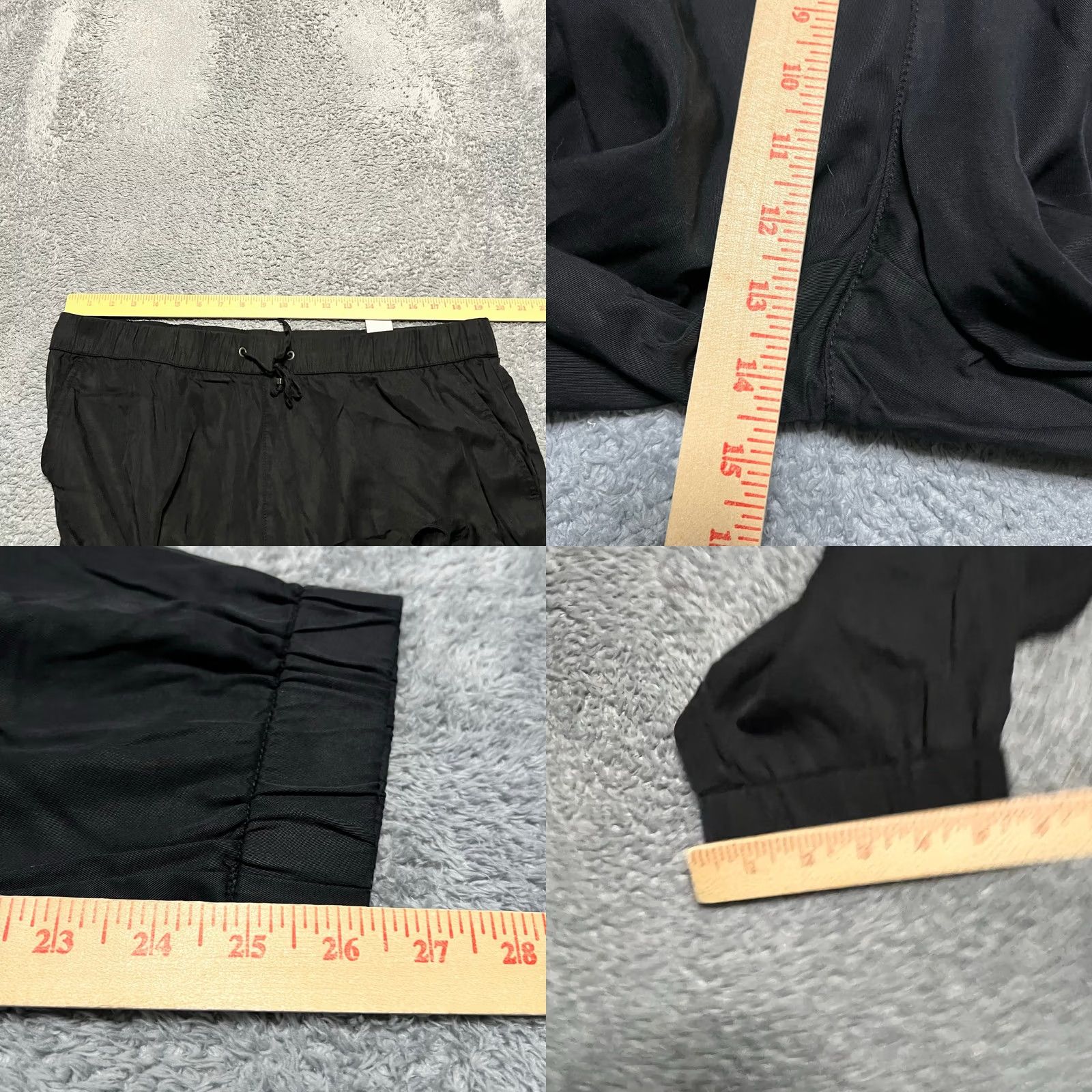 Banana Republic BANANA REPUBLIC Soft Cargo Jogger Pants Womens XL Black Drawstring Size 40" / US 18 - 8 Thumbnail