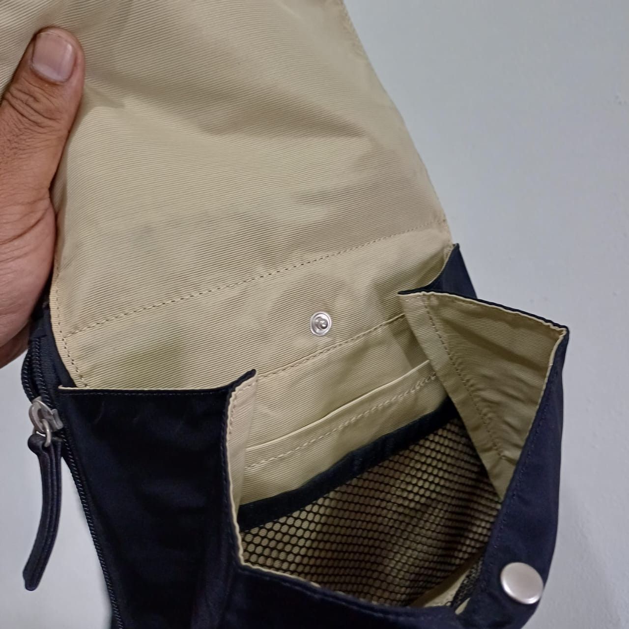 Japanese Brand 💥Last Drop💥Yohji Yamamoto Ysaccs Leather Nylon Sling Bag Size ONE SIZE - 15 Thumbnail