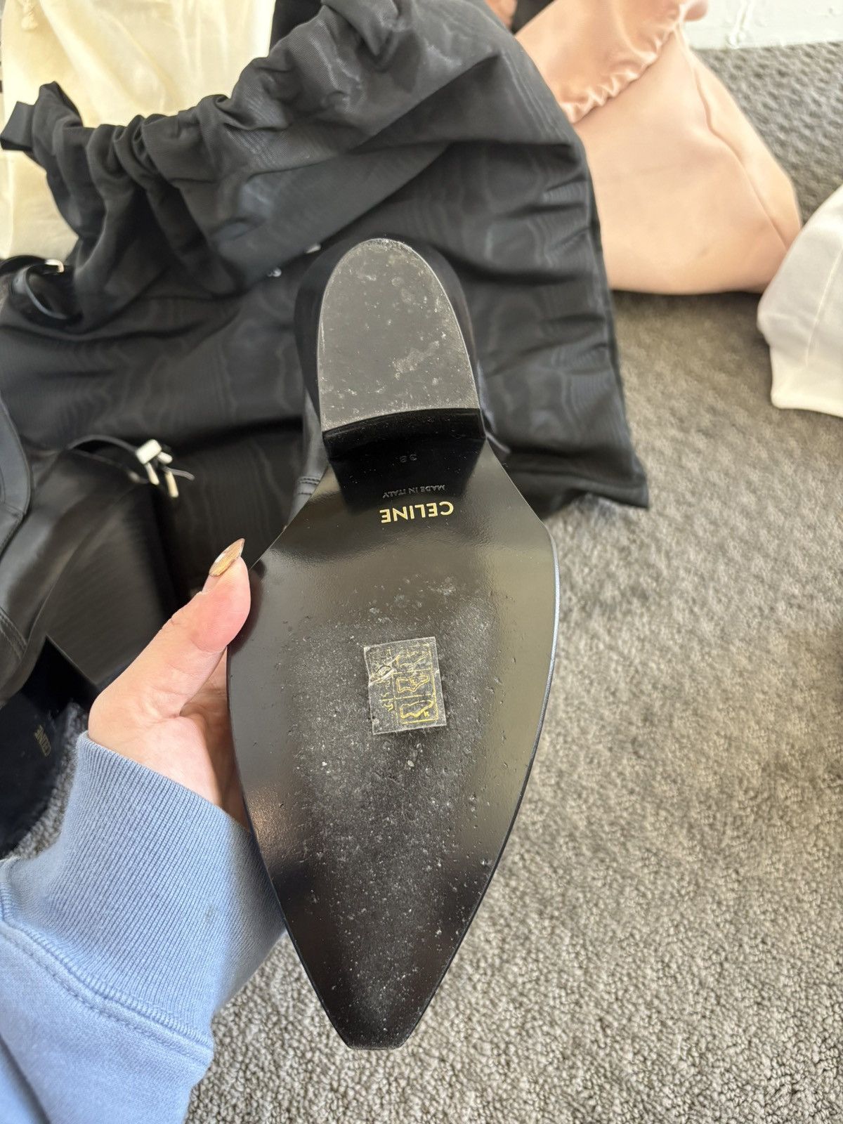 Celine Celine Joan Calfskin Boots Size US 8 / IT 38 - 4 Thumbnail