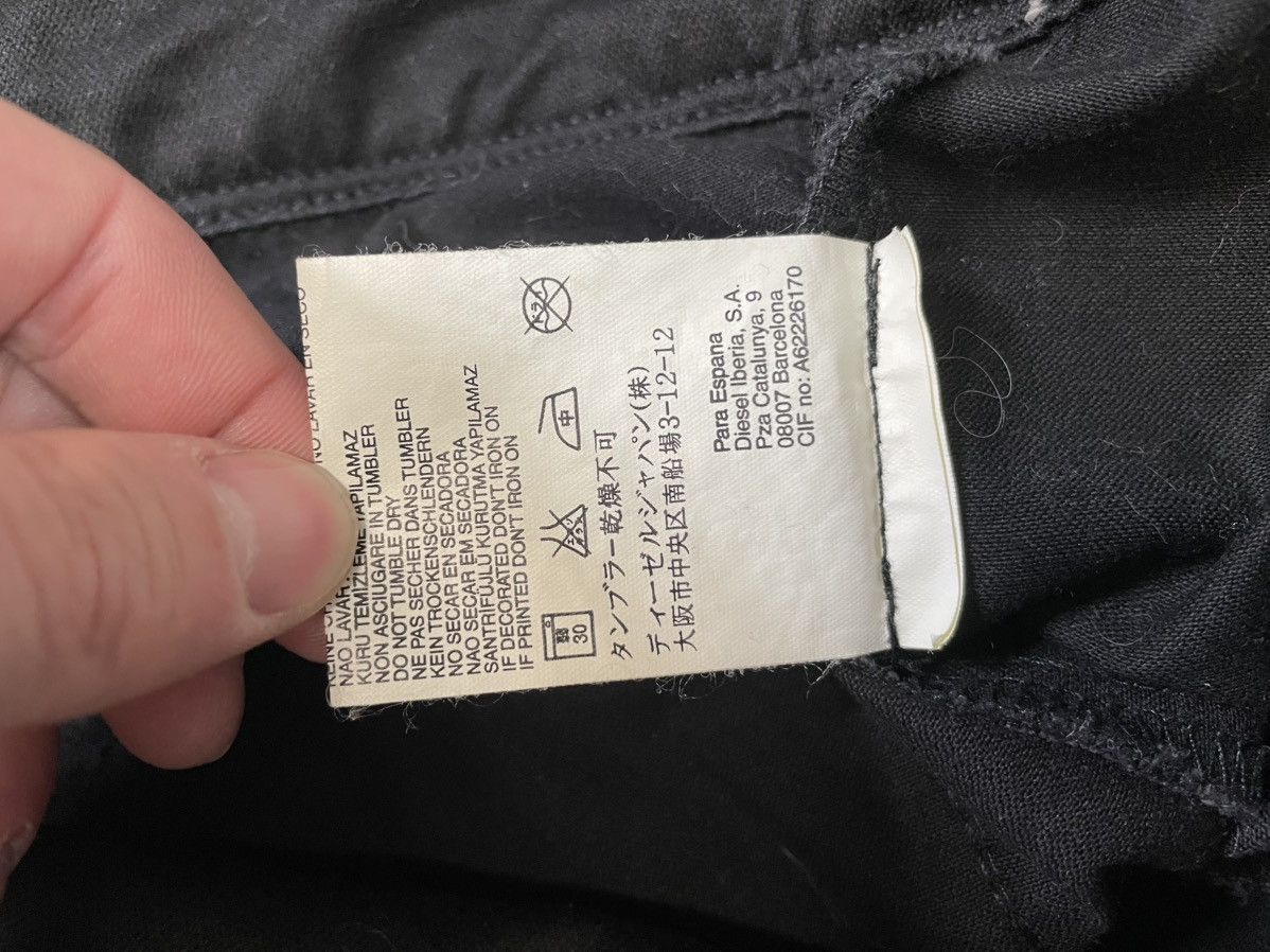 Diesel Vintage Y2K Diesel Industry Black Moto Utility Jacket XS Size XS / US 0-2 / IT 36-38 - 6 Thumbnail