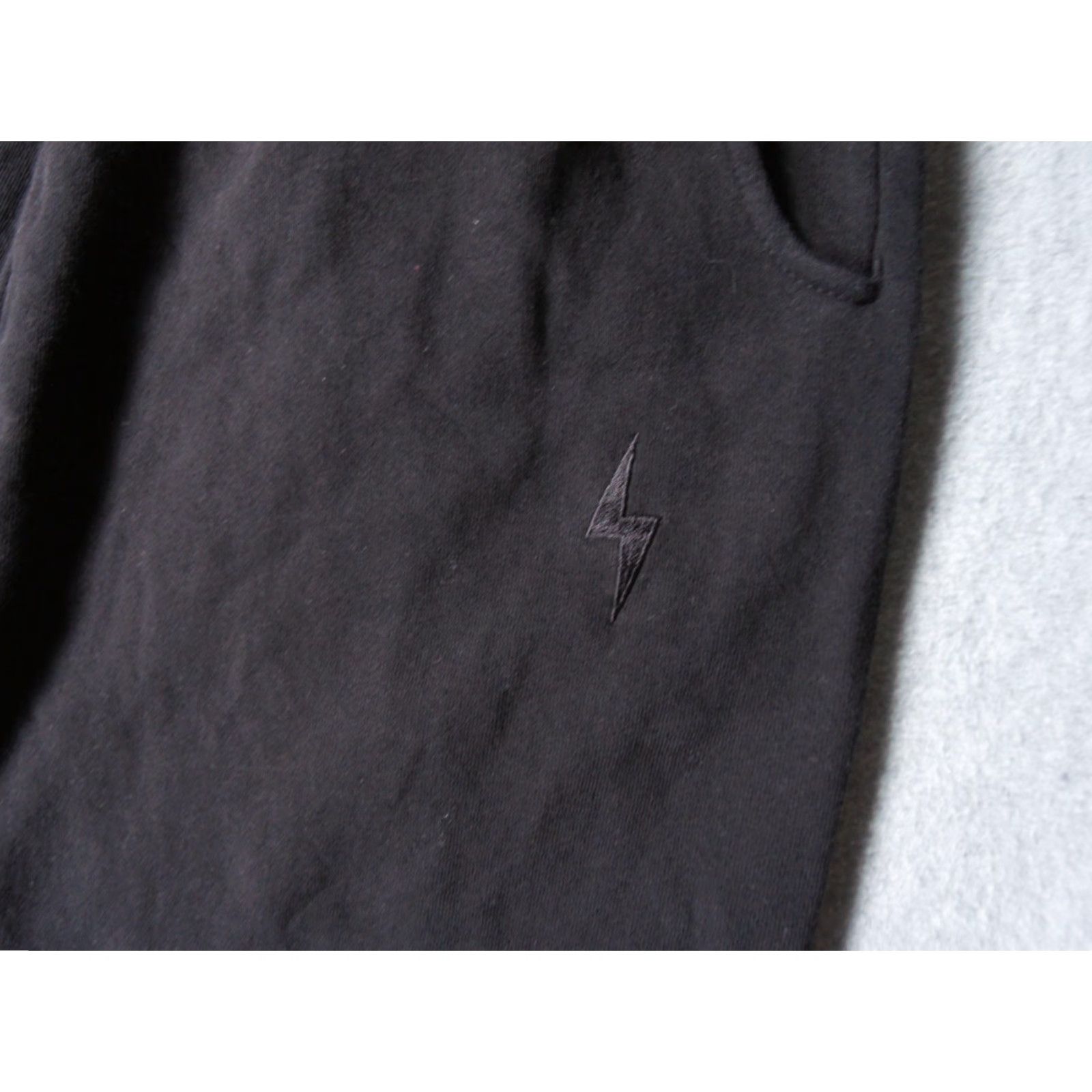 Vintage Ecocycle Sweatpants Mens Large Black Heavy Cotton Fleece Joggers Casual Adult Size US 33 - 3 Thumbnail