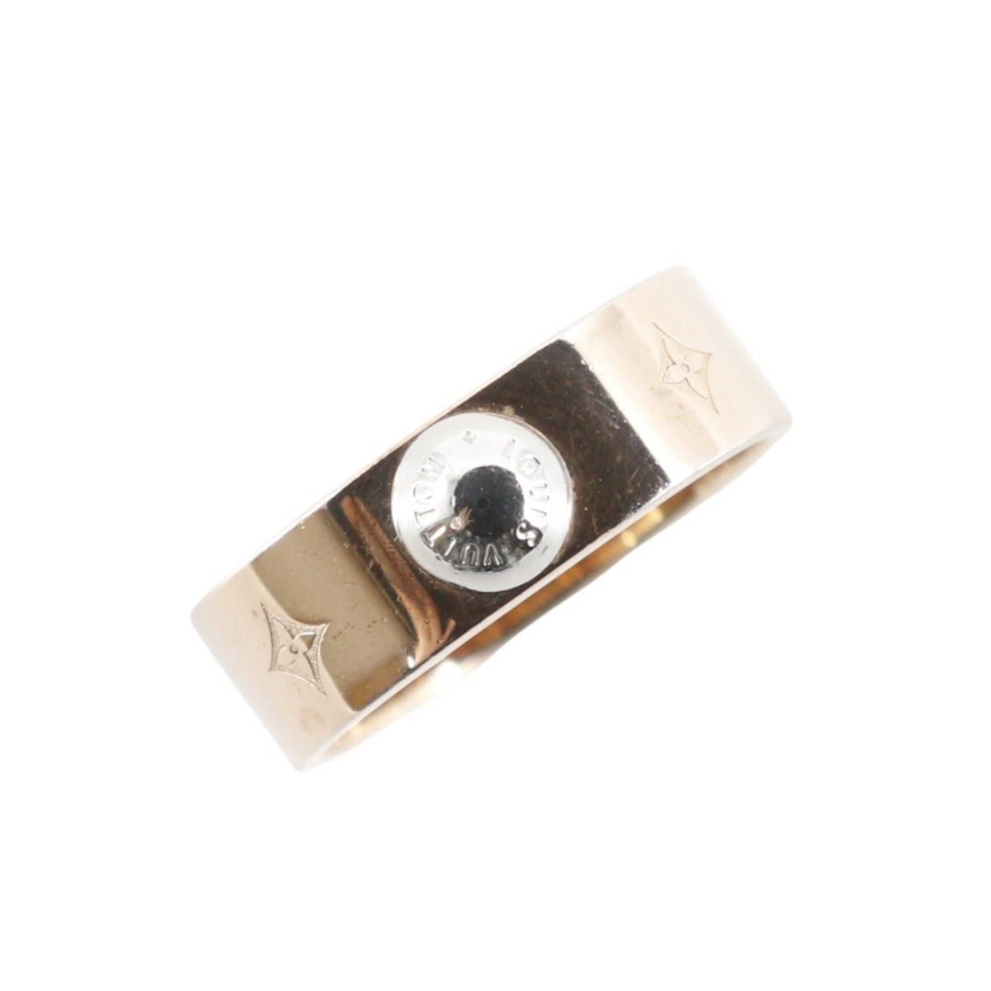 Louis Vuitton Louis Vuitton Berg Nanogram Ring, Size 13, M00214, Gold Plated, Pink Gold, LE1116, Approx. 5.4g, Women's. Size ONE SIZE - 1 Thumbnail