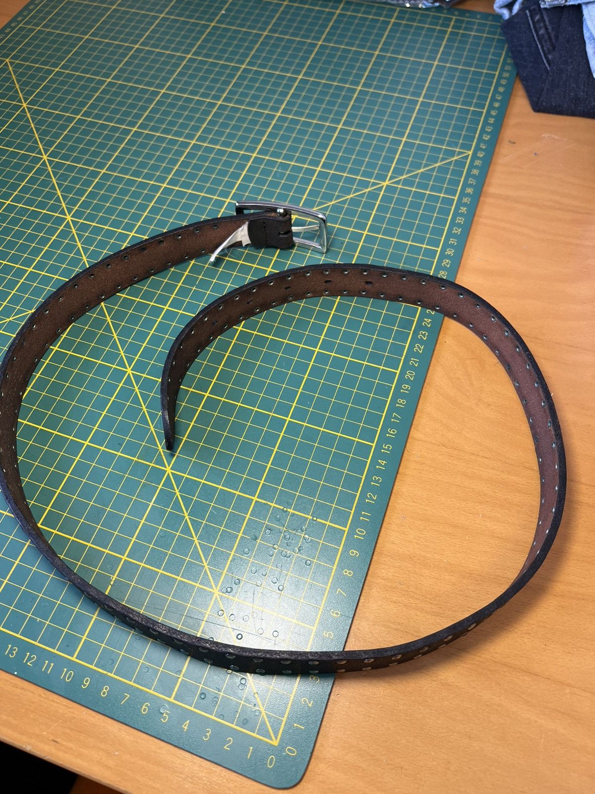 Vintage Vintage studded genuine leather belt Size ONE SIZE - 9 Thumbnail