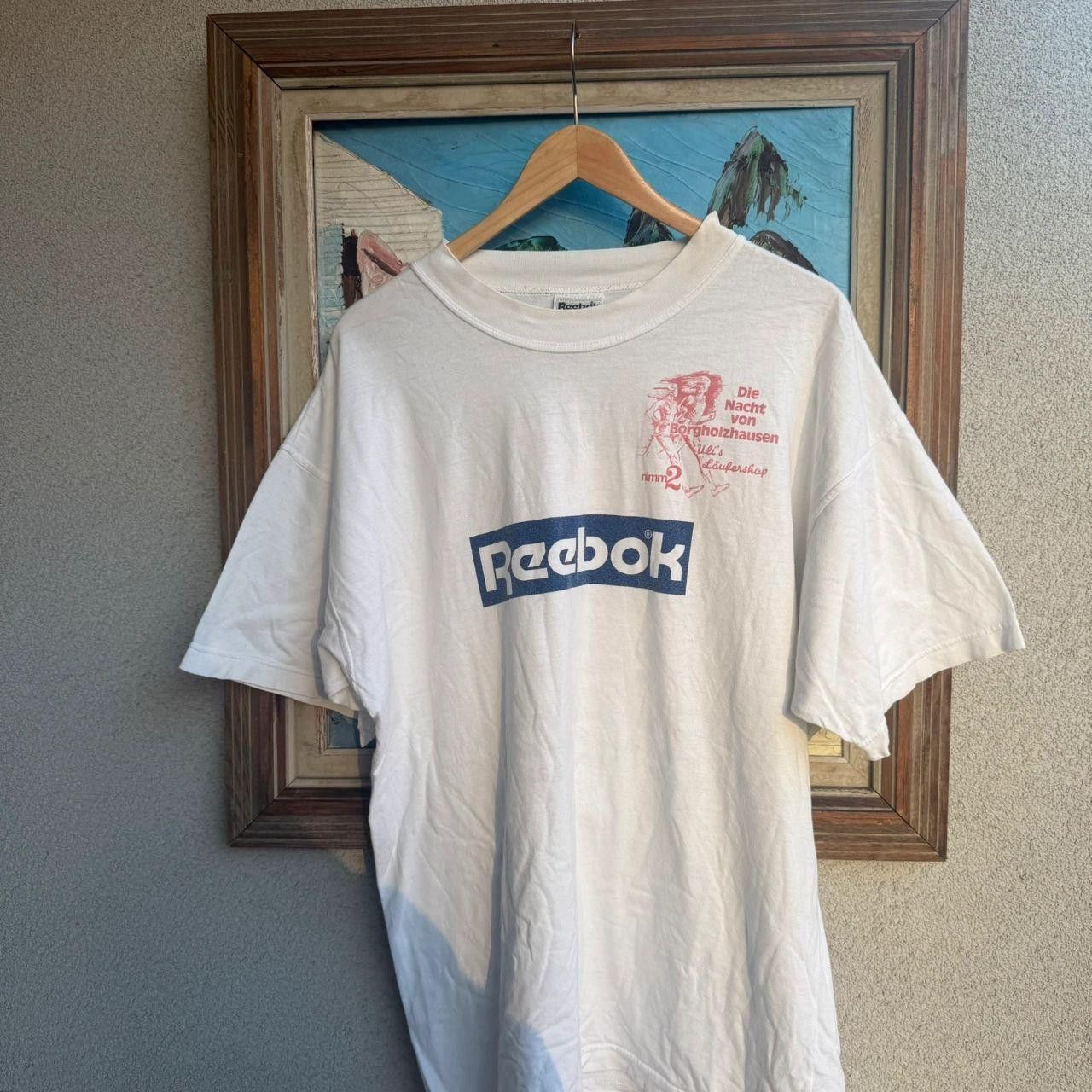Reebok Reebok T shirt Printed 1992 Marathon Size US L / EU 52-54 / 3 - 3 Thumbnail