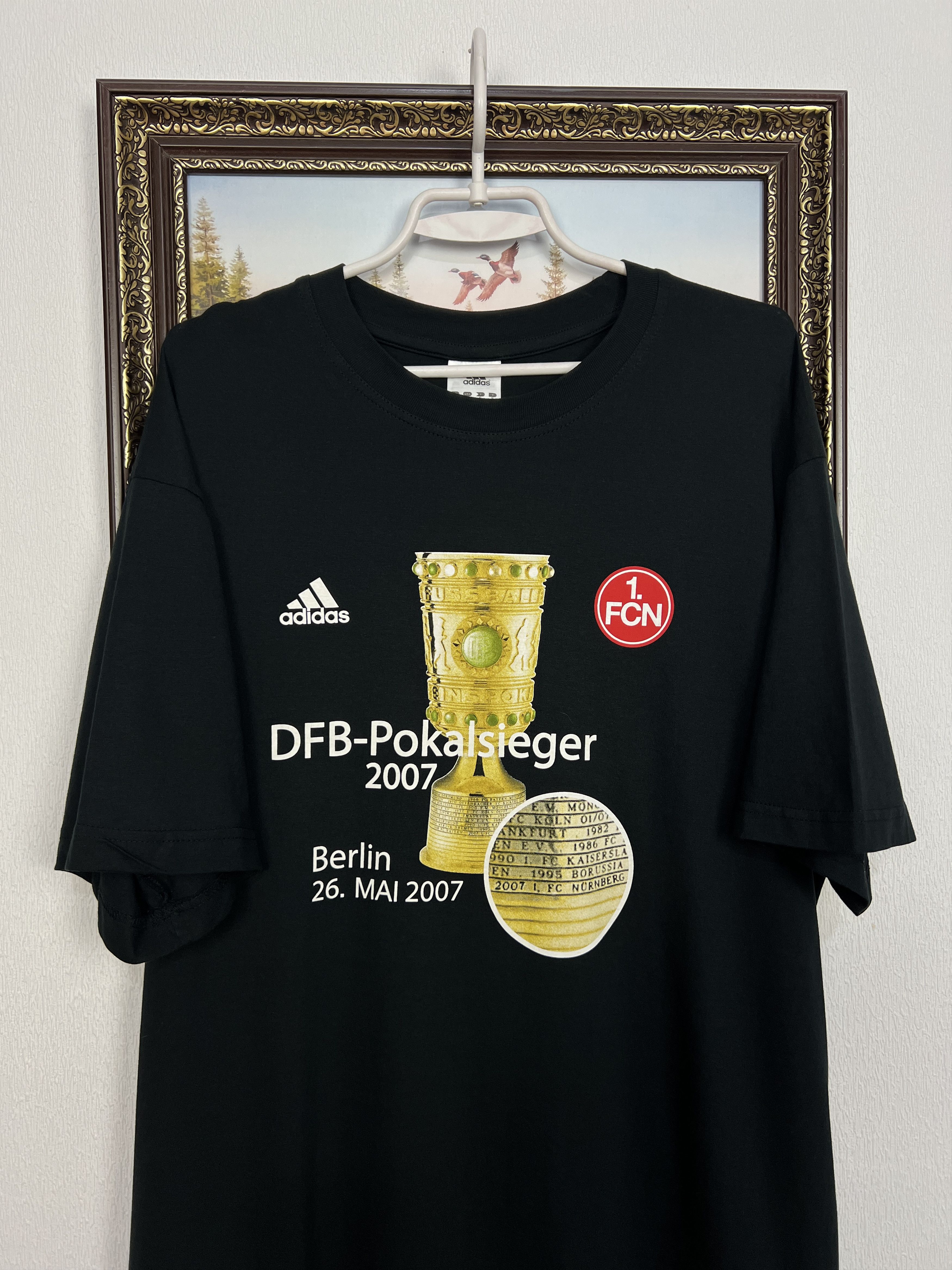 Adidas 1. FC Nurnberg Football Shirt Soccer Jersey Trikot Rare Size US XL / EU 56 / 4 - 2 Thumbnail