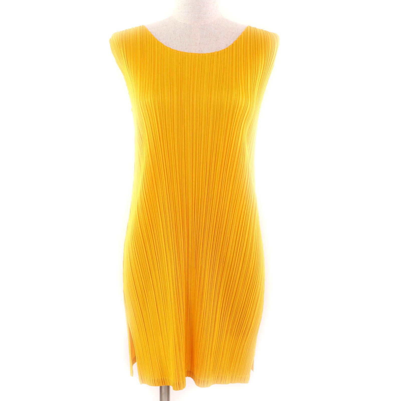 Issey Miyake Issey Miyake PLEATS PLEASE PLEATS PLEASE polyester dress Plastic Dresses PP51-JT207 Size ONE SIZE - 1 Thumbnail