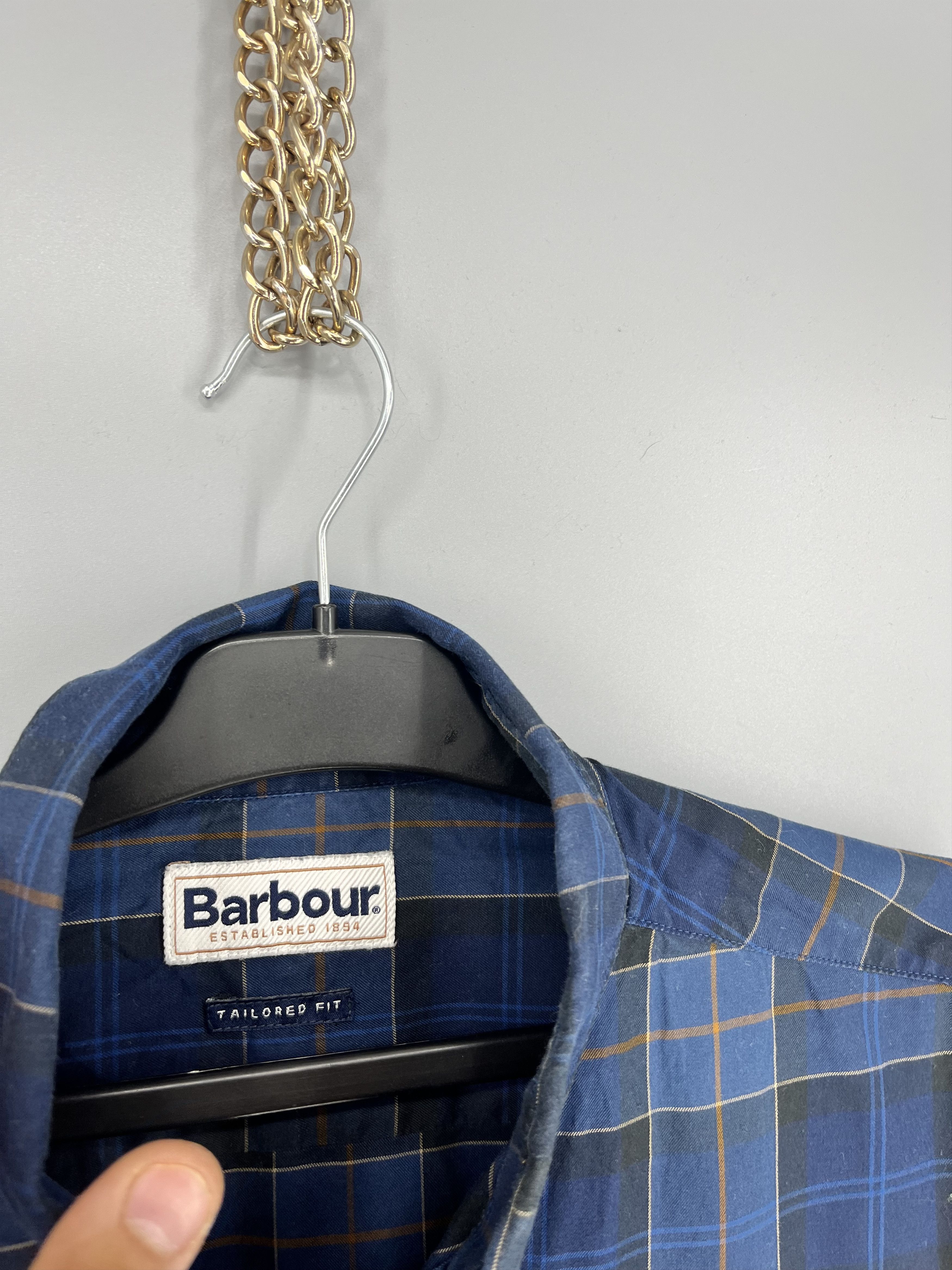 Barbour Vintage Barbour Plaid Blake Cotton Flannel Casual Size US L / EU 52-54 / 3 - 7 Thumbnail