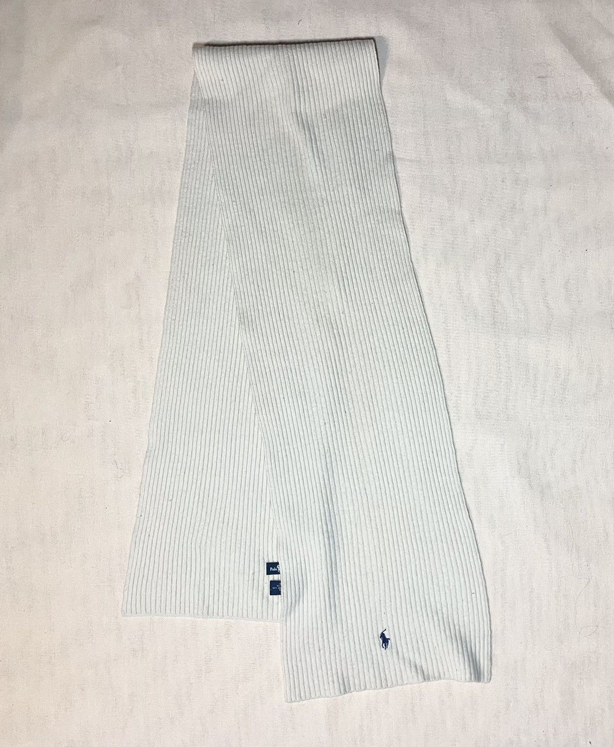 Lauren Ralph Lauren × Polo Ralph Lauren × Ralph Lauren Polo Ralph Lauren white wool scarf Size ONE SIZE - 5 Thumbnail