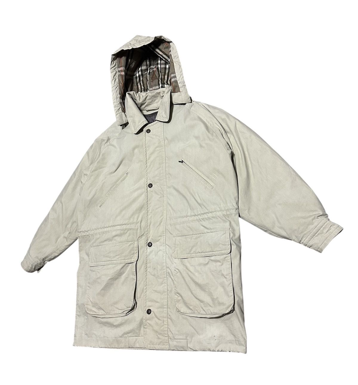 Burberry Vintage Burberrys Parkas Jacket Hoodie Size US M / EU 48-50 / 2 - 3 Thumbnail