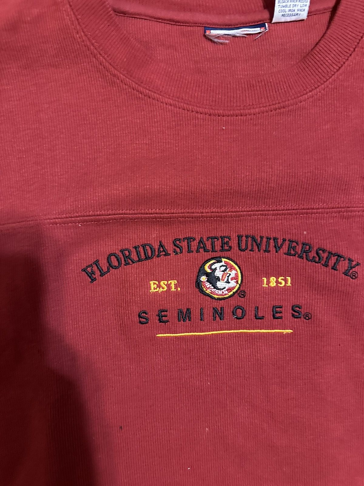 NCAA × Vintage Vintage NCAA Florida State “est 1951” sweater 90s size 2xl Size US XXL / EU 58 / 5 - 2 Thumbnail