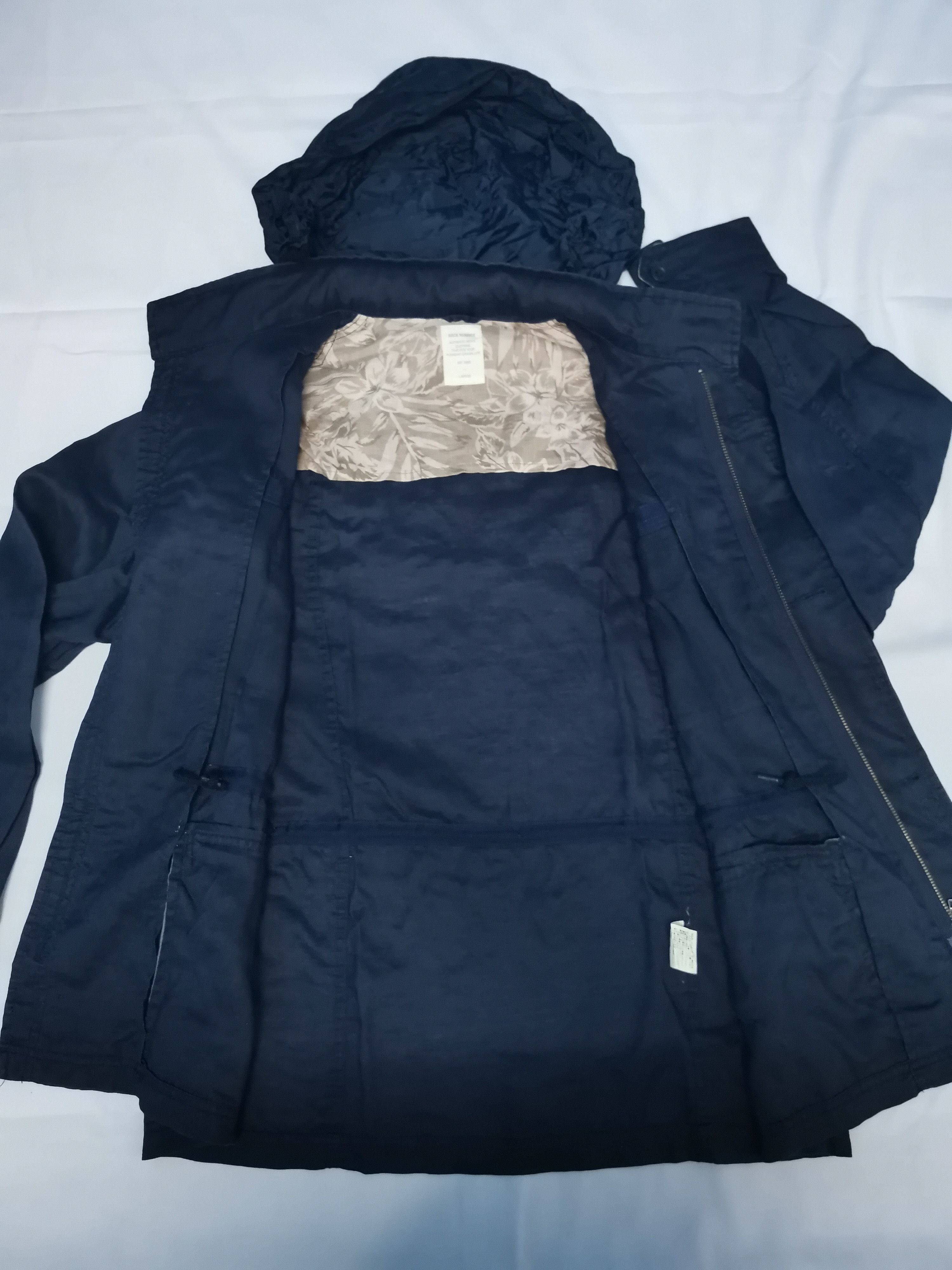 Japanese Brand Back Number Casual Jacket Hoodie Shirt Japan Designer Size US L / EU 52-54 / 3 - 3 Thumbnail