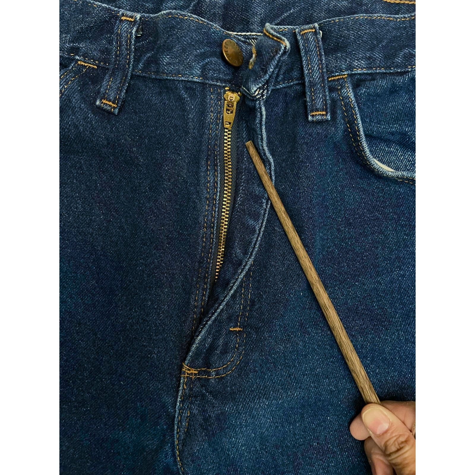 Rustler Rustler Mens Blue Denim Jeans 31x32 Relaxed Fit Straight Leg Size US 31 - 6 Thumbnail