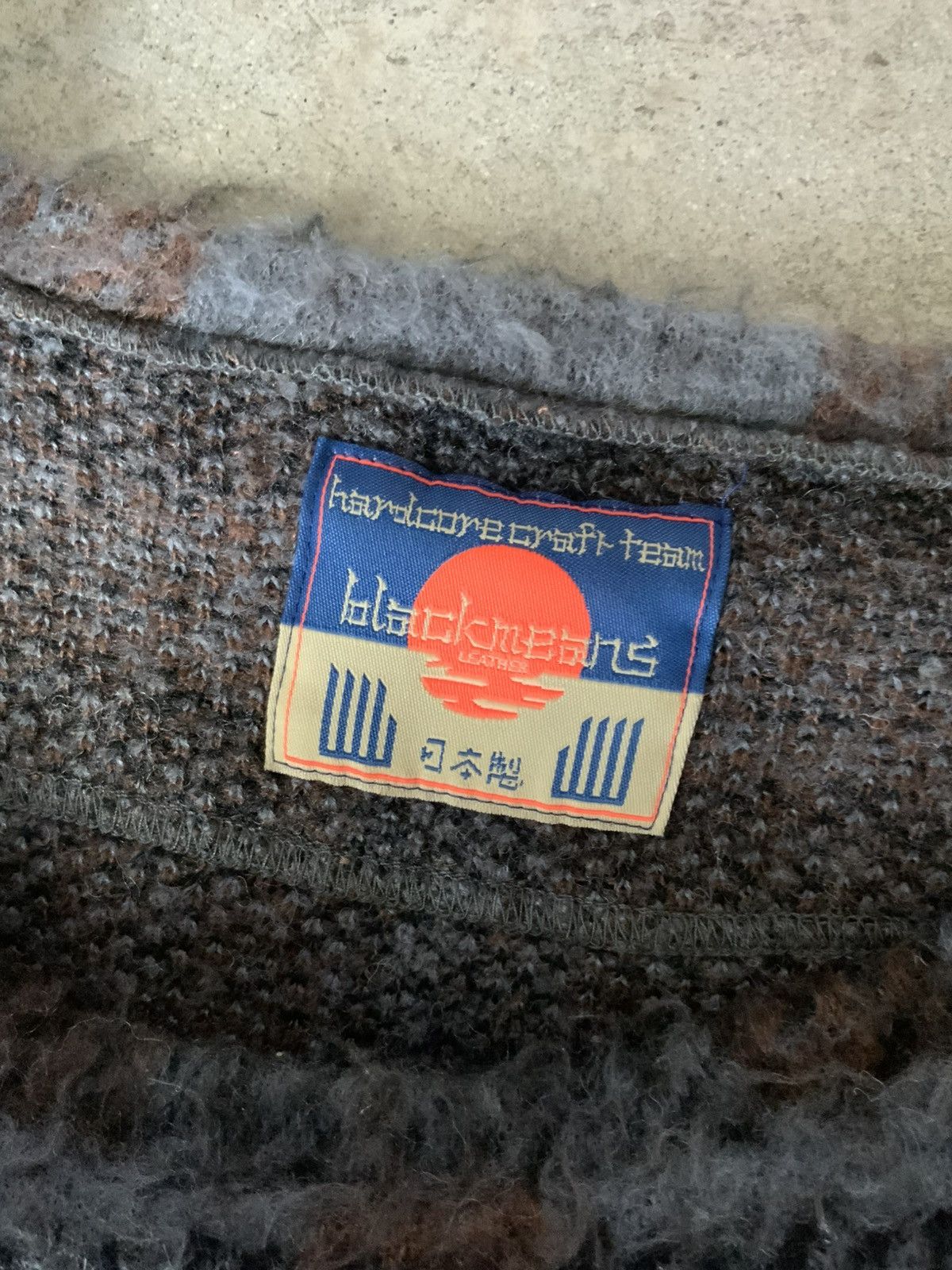 Blackmeans BLACKMEANS SLASH AND SEW WOOL SWEATER Size US L / EU 52-54 / 3 - 3 Thumbnail