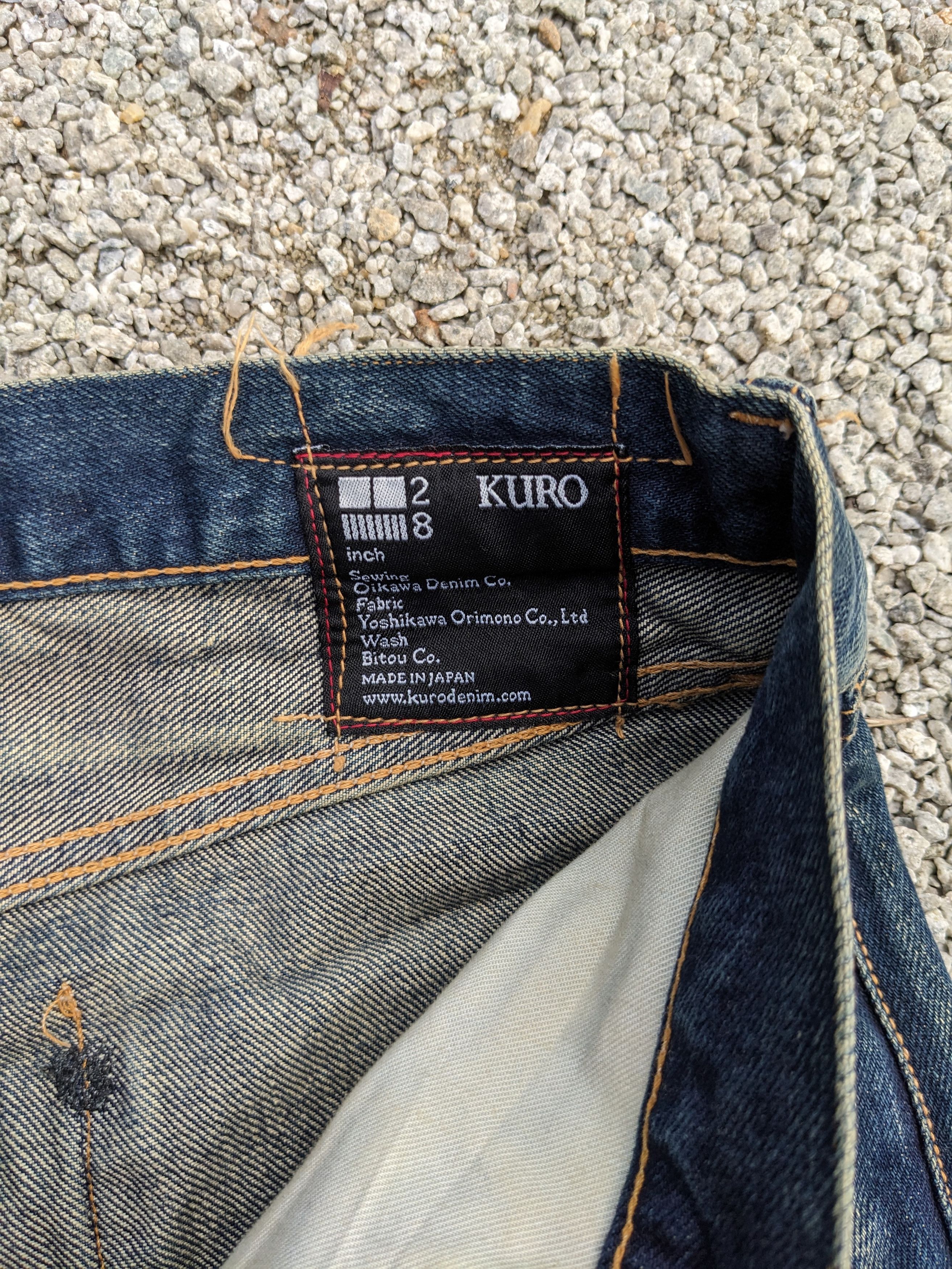 Japanese Brand × KURO Kuro Faded Selvedged Slim Fit Japanese Denim Size US 28 / EU 44 - 7 Thumbnail
