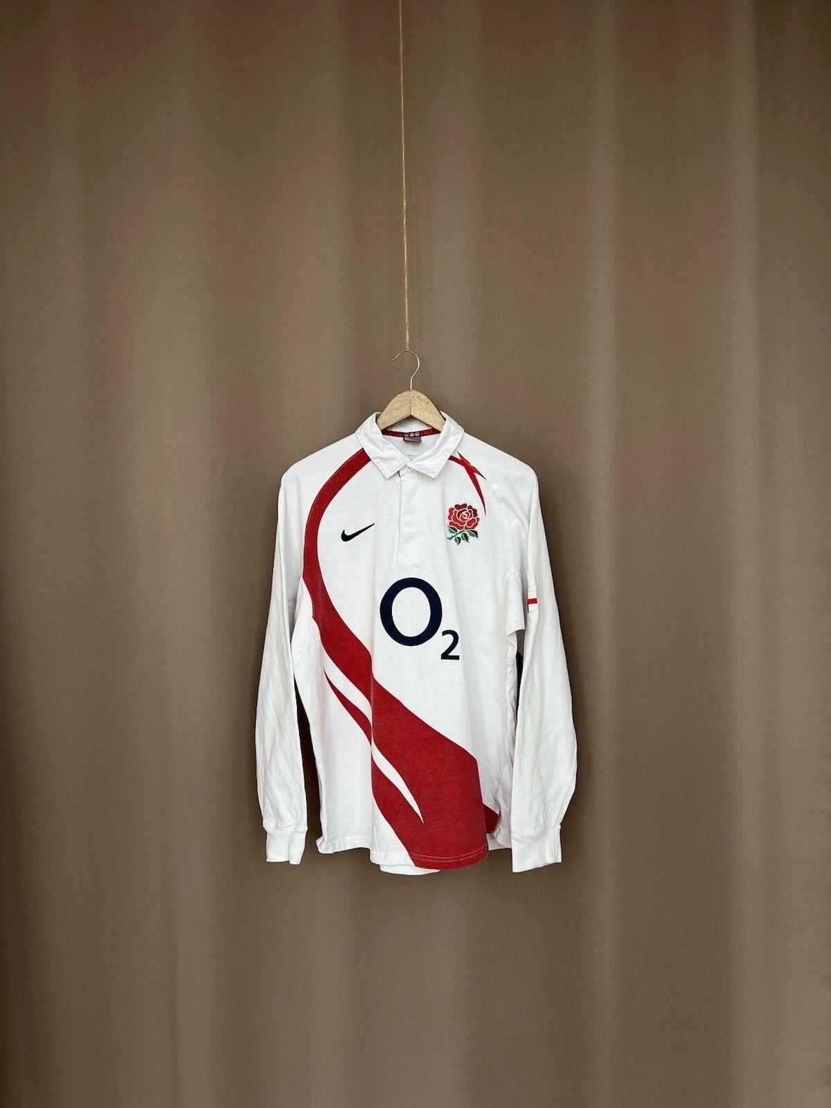 Nike Nike England 2007/2009 Rugby Shirt Mens Size L/XL Vintage Size US XL / EU 56 / 4 - 1 Thumbnail