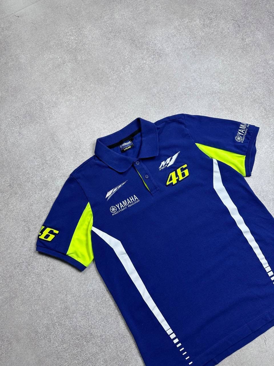 Vintage Vintage Yamaha VR46 Boxy Polo Racing Y2K Victor Rossi Size US M / EU 48-50 / 2 - 3 Thumbnail