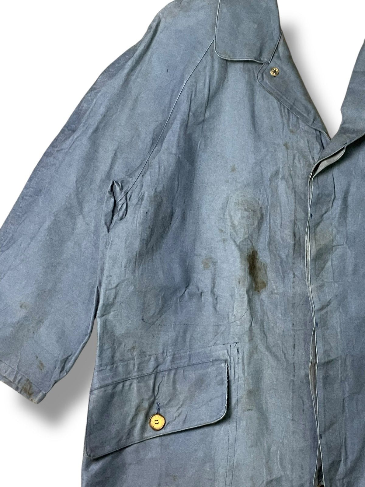 Hermes Vintage Hermes Waxed Cotton Jacket (52) Size US M / EU 48-50 / 2 - 6 Thumbnail
