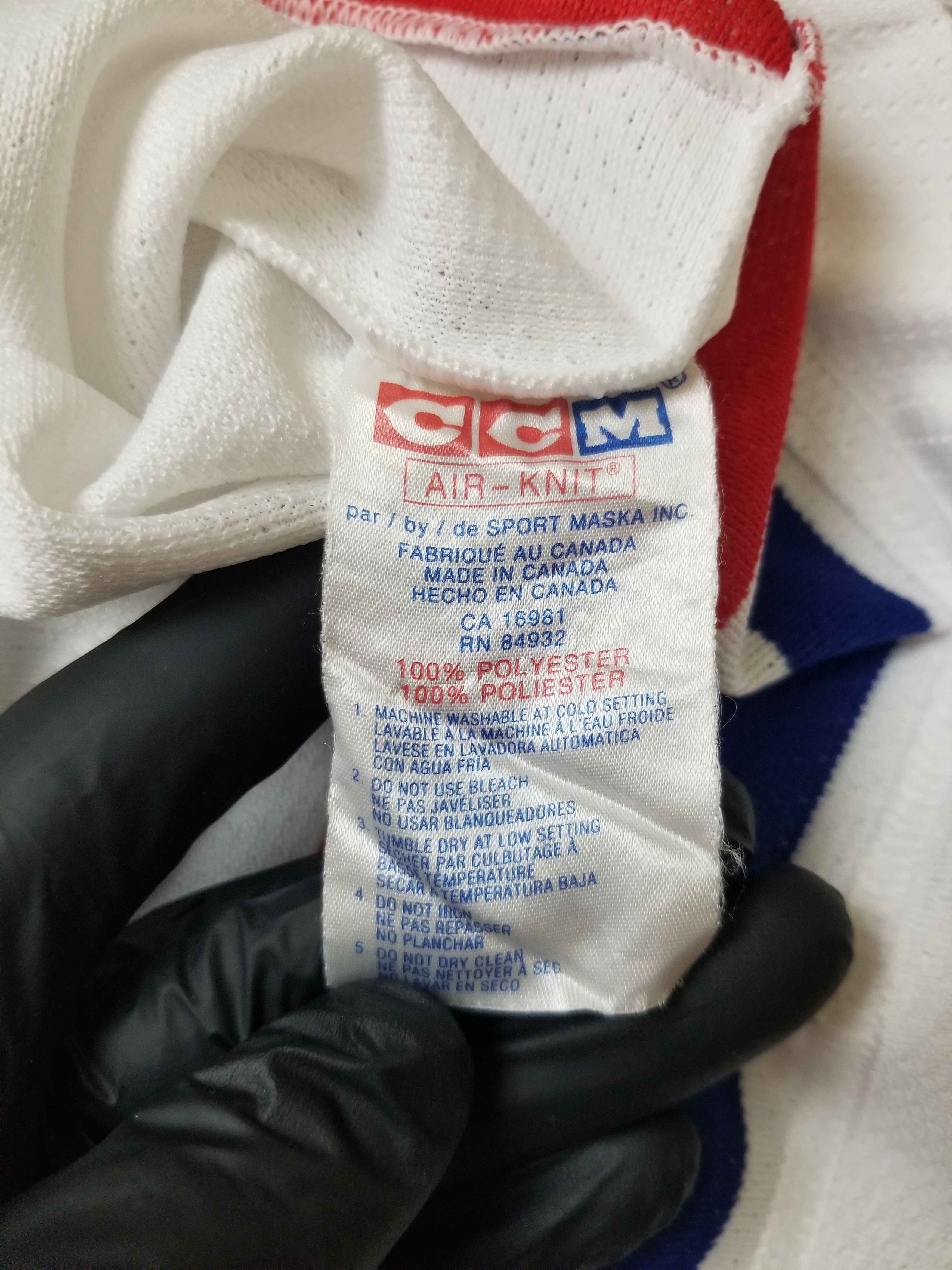 Ccm Montreal Canadiens CCM Air-Knit Jersey Sz Youth XL Men's XS Size US XS / EU 42 / 0 - 4 Thumbnail