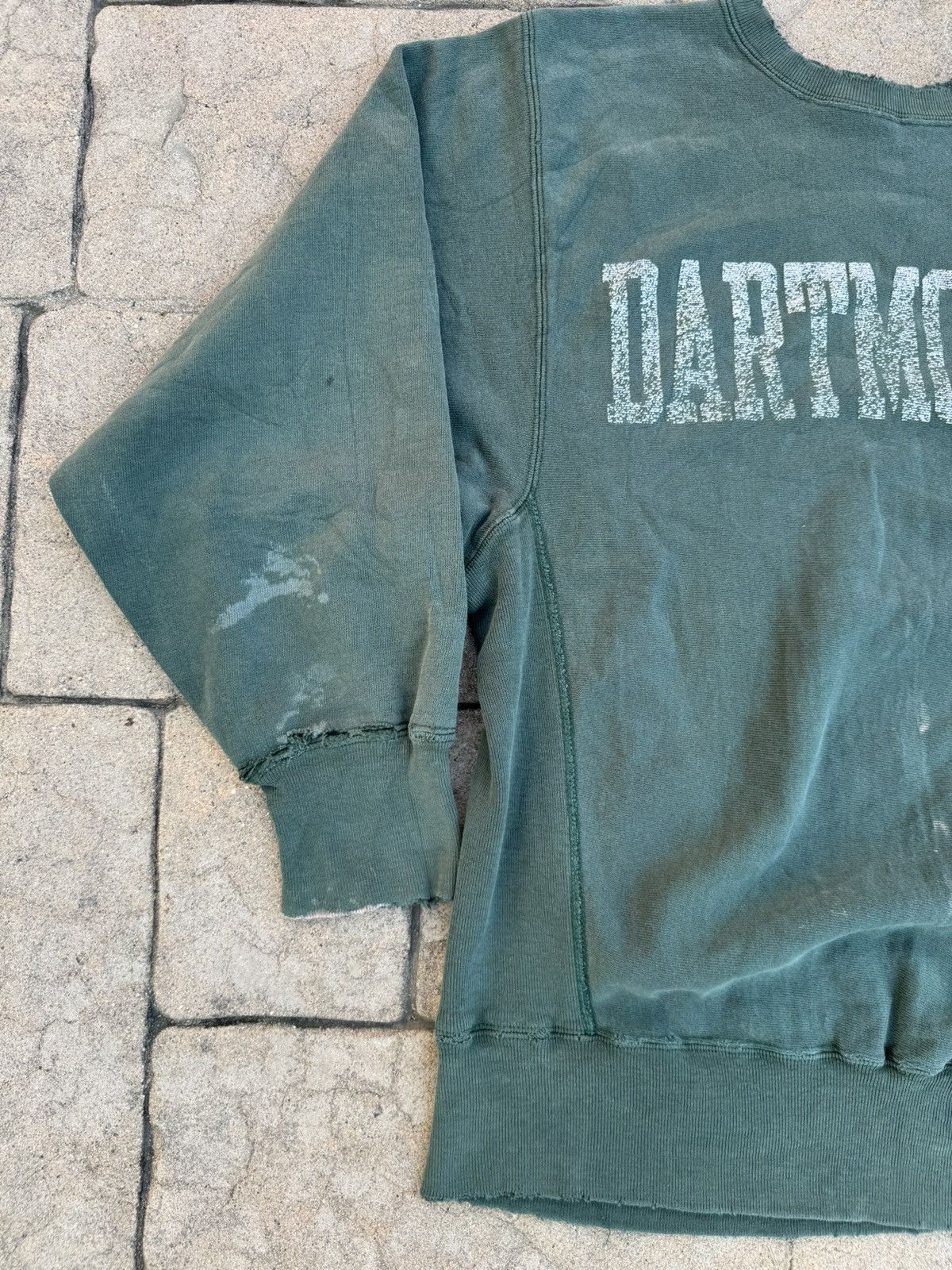 Champion vtg 80s CHAMPION reverse weave warmup sweatshirt Dartmouth Size US L / EU 52-54 / 3 - 2 Thumbnail