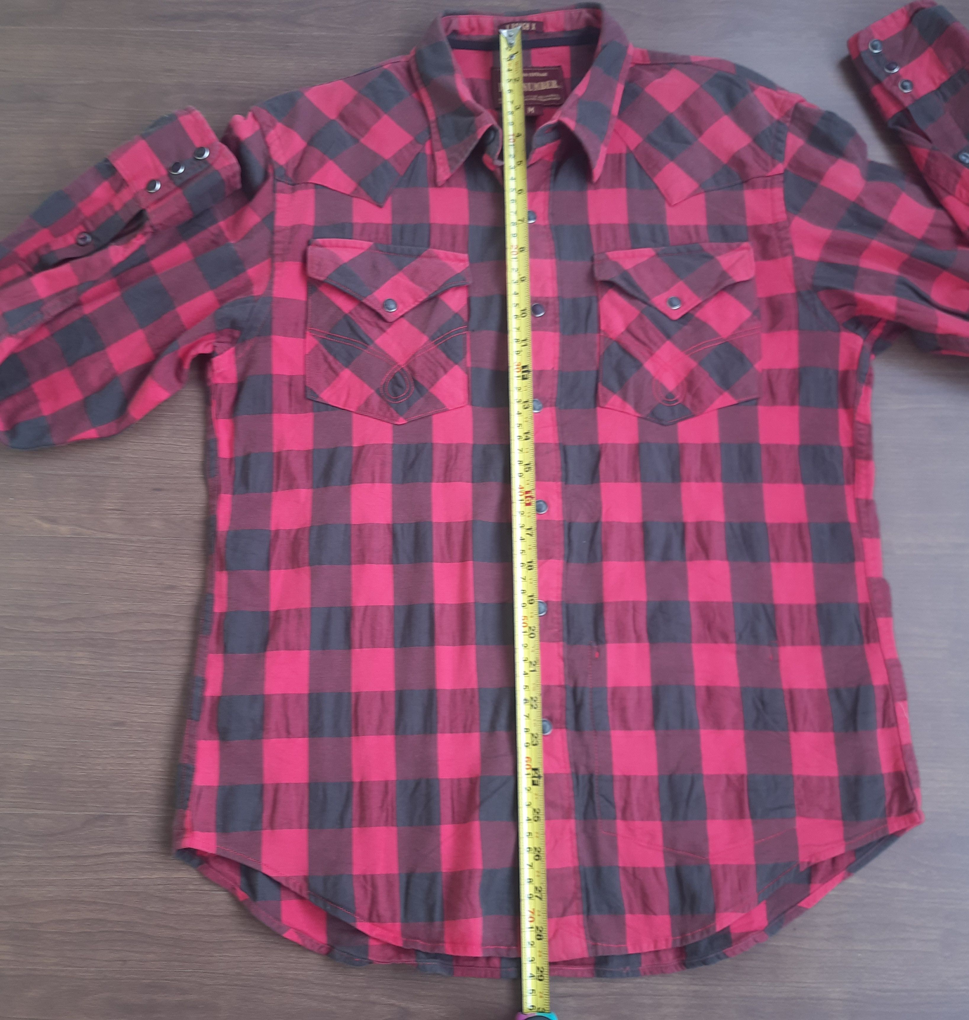 Japanese Brand Back Number x Rough Plaid Shirts Size US M / EU 48-50 / 2 - 10 Thumbnail