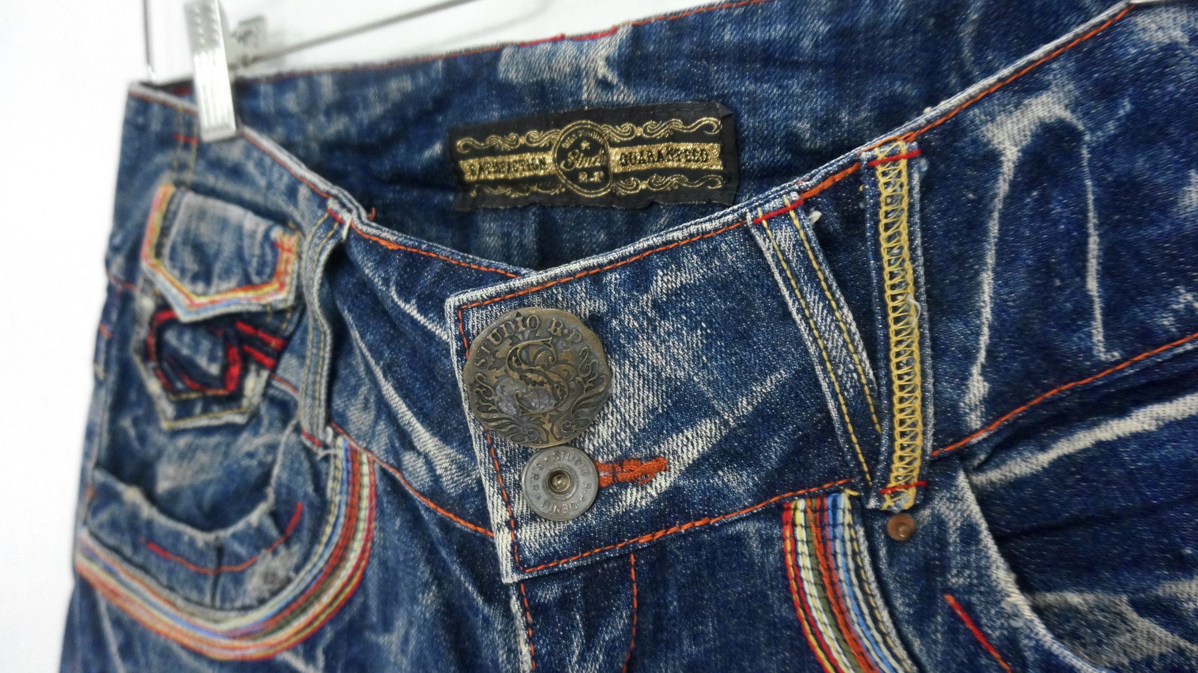 Japanese Brand Red Pepper Wide Leg Lowrise Jeans Size US 29 - 5 Thumbnail