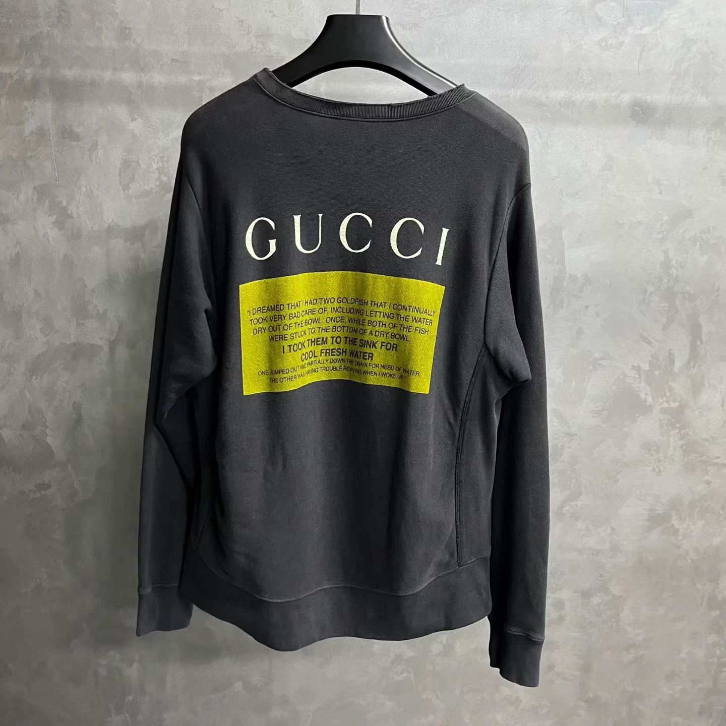 Gucci Gucci Black Print Crewneck Sweatshirt L Size US L / EU 52-54 / 3 - 2 Thumbnail