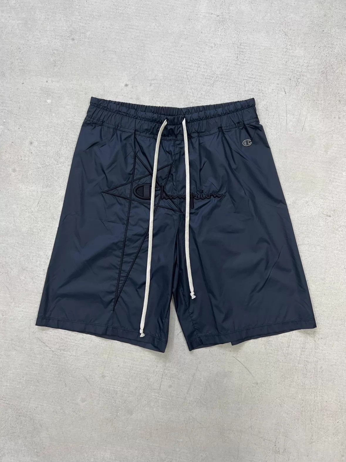 Rick Owens Rick Owens x Champion Track Nylon Shorts L New Size US 34 / EU 50 - 1 Thumbnail
