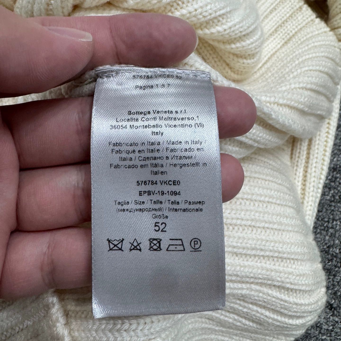Bottega Veneta BOTTEGA VENETA Wool Knit Sweater Women's 52 Size US L / EU 52-54 / 3 - 3 Thumbnail