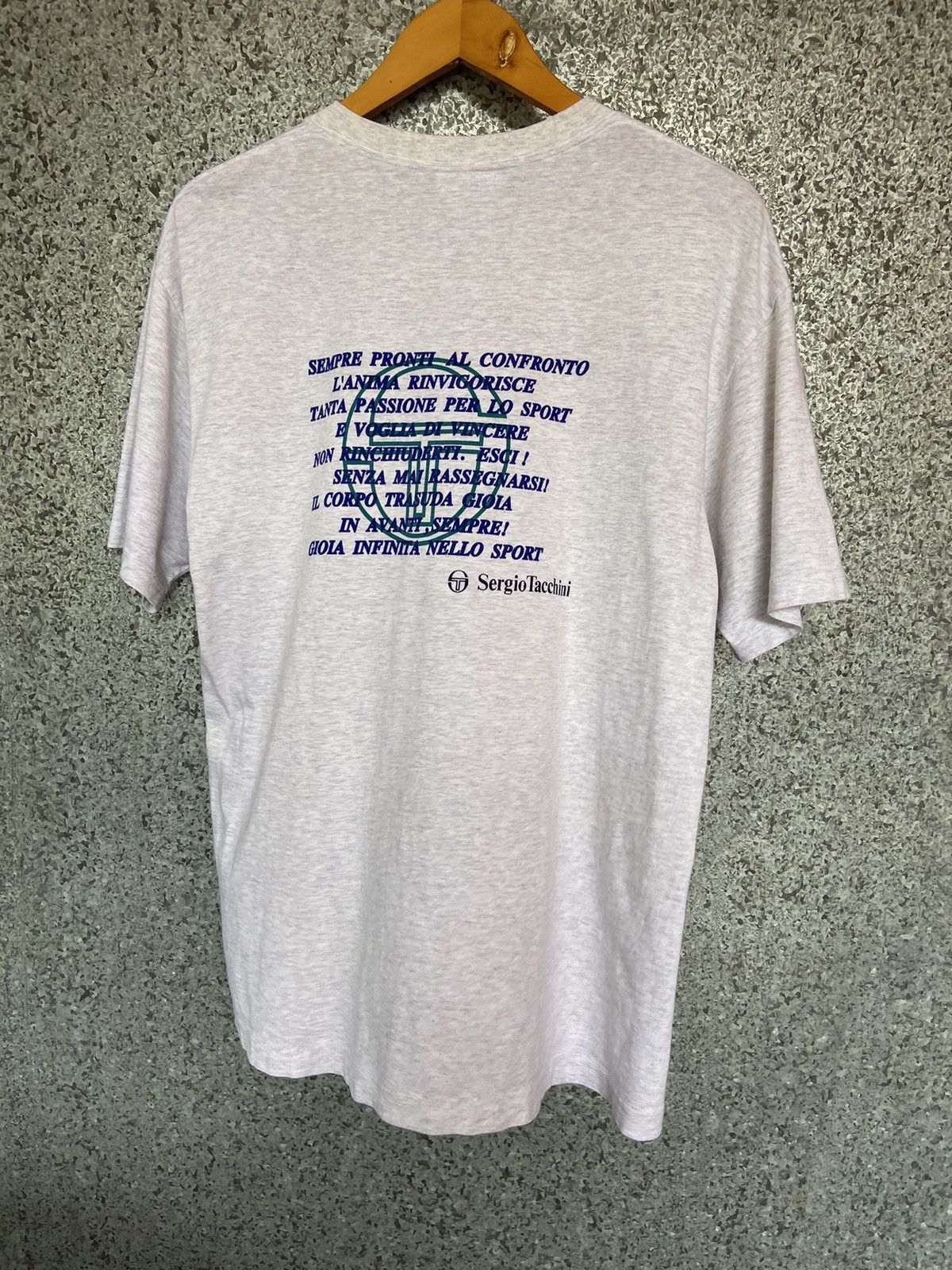 Sergio Tacchini × Vintage Vintage 90s vintage Sergio Tacchini t shirt Size US M / EU 48-50 / 2 - 4 Thumbnail
